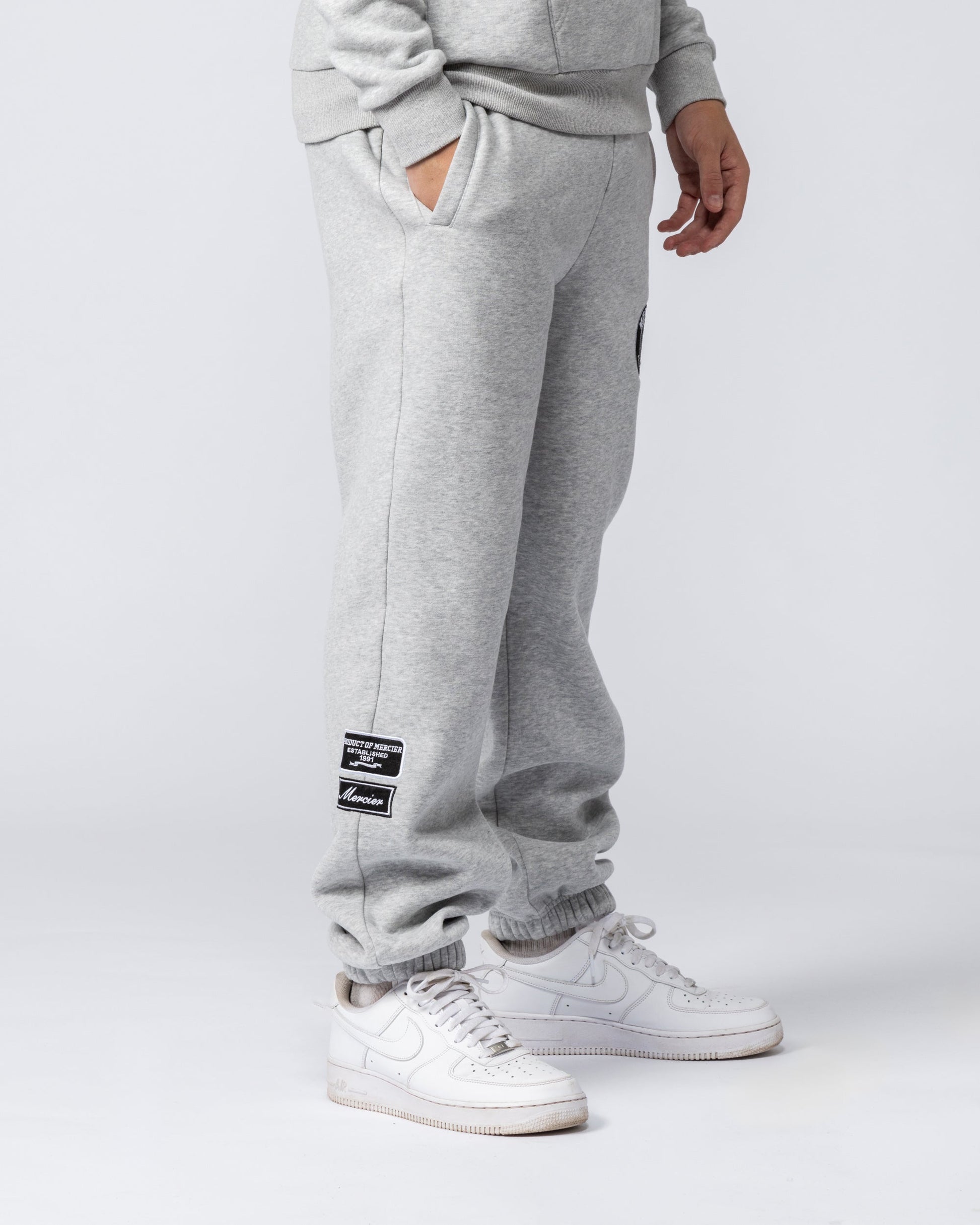 Mercier Grey Marl OG Mono Joggers