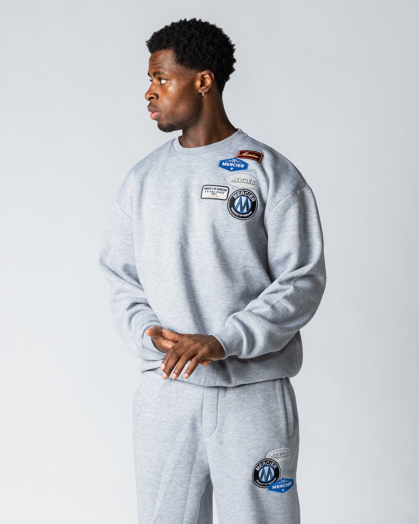Mercier Grey Marl Relaxed OG Joggers