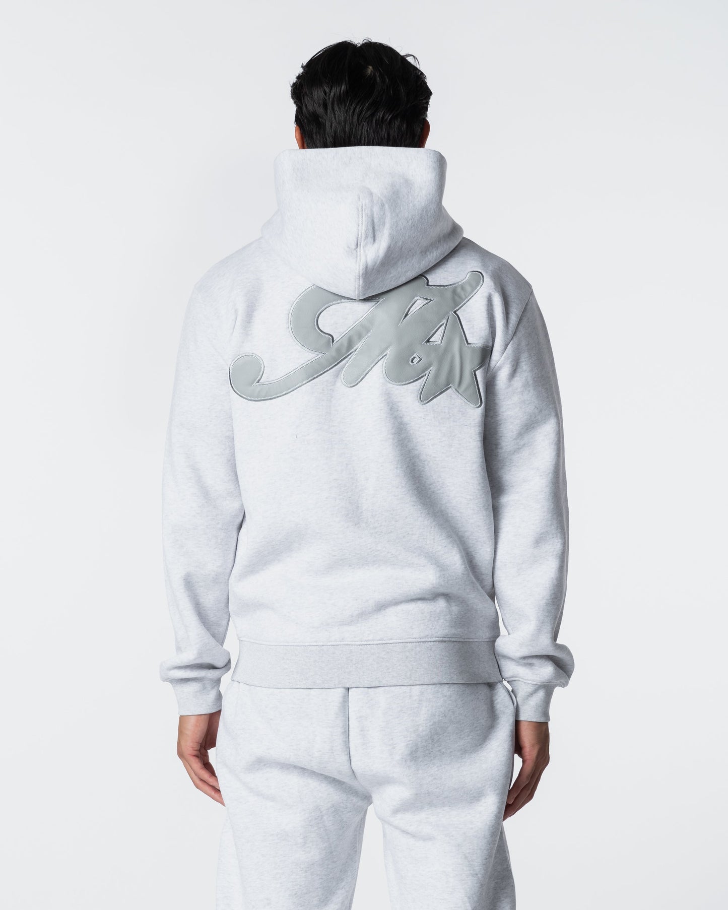 Mercier Grey Marl Runway Full Zip Hood