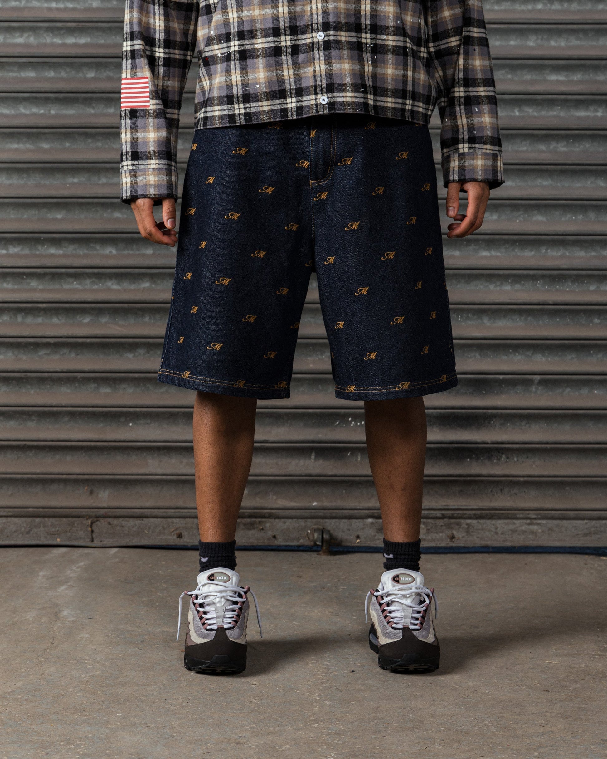 Mercier Jellingham dark blue denim jort