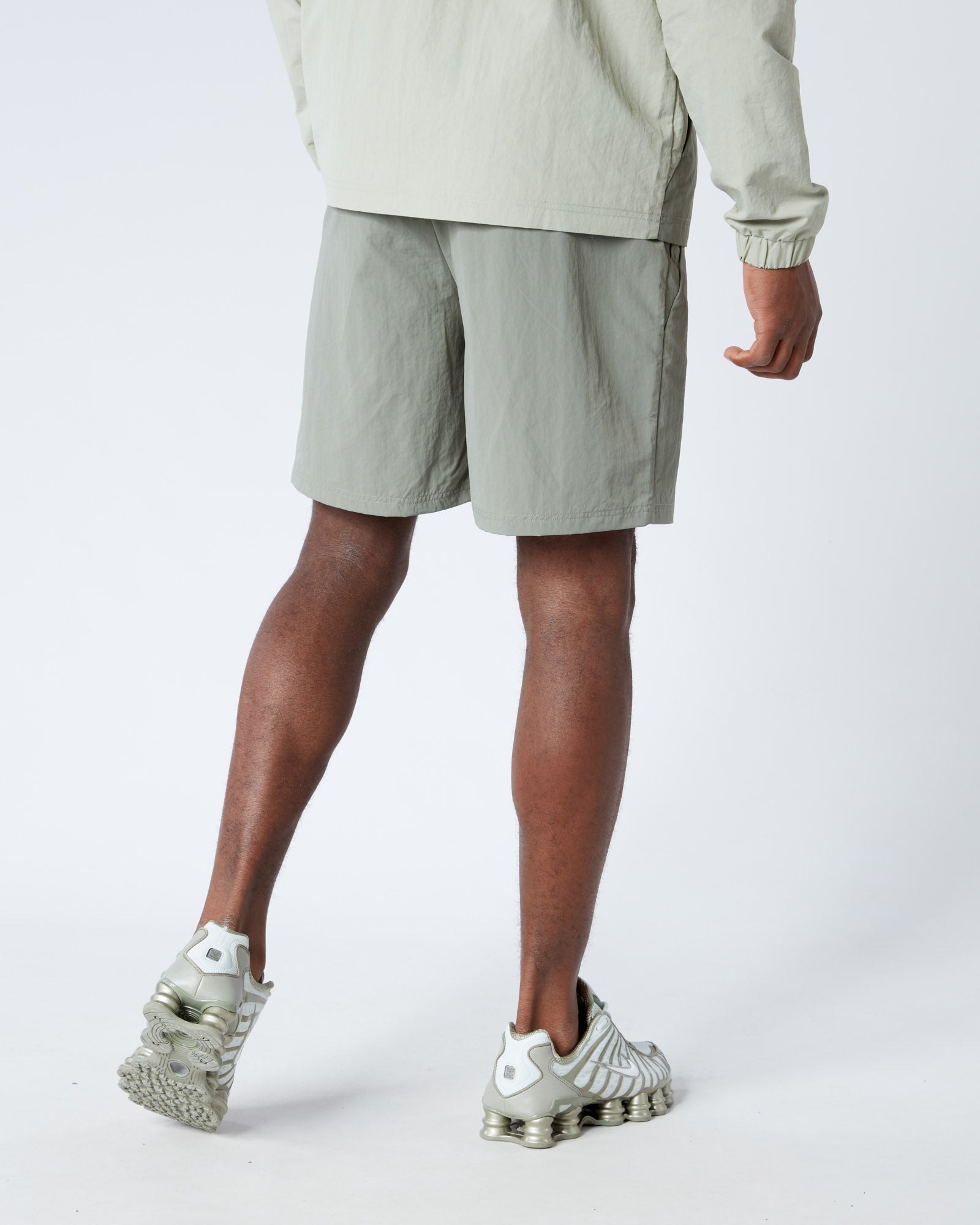 Mercier Sage Angle Badge Shorts