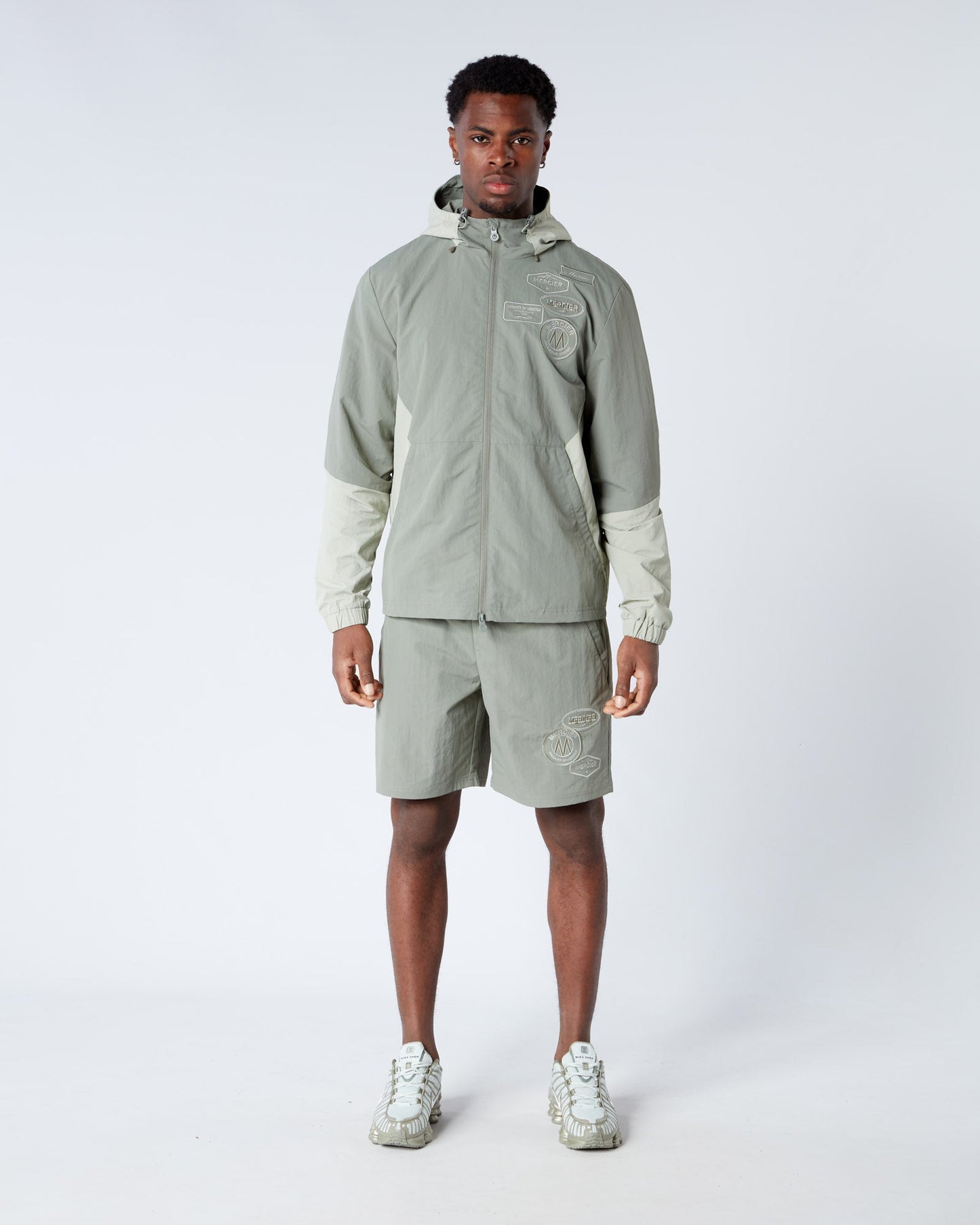 Mercier Sage Angle Badge Windbreaker