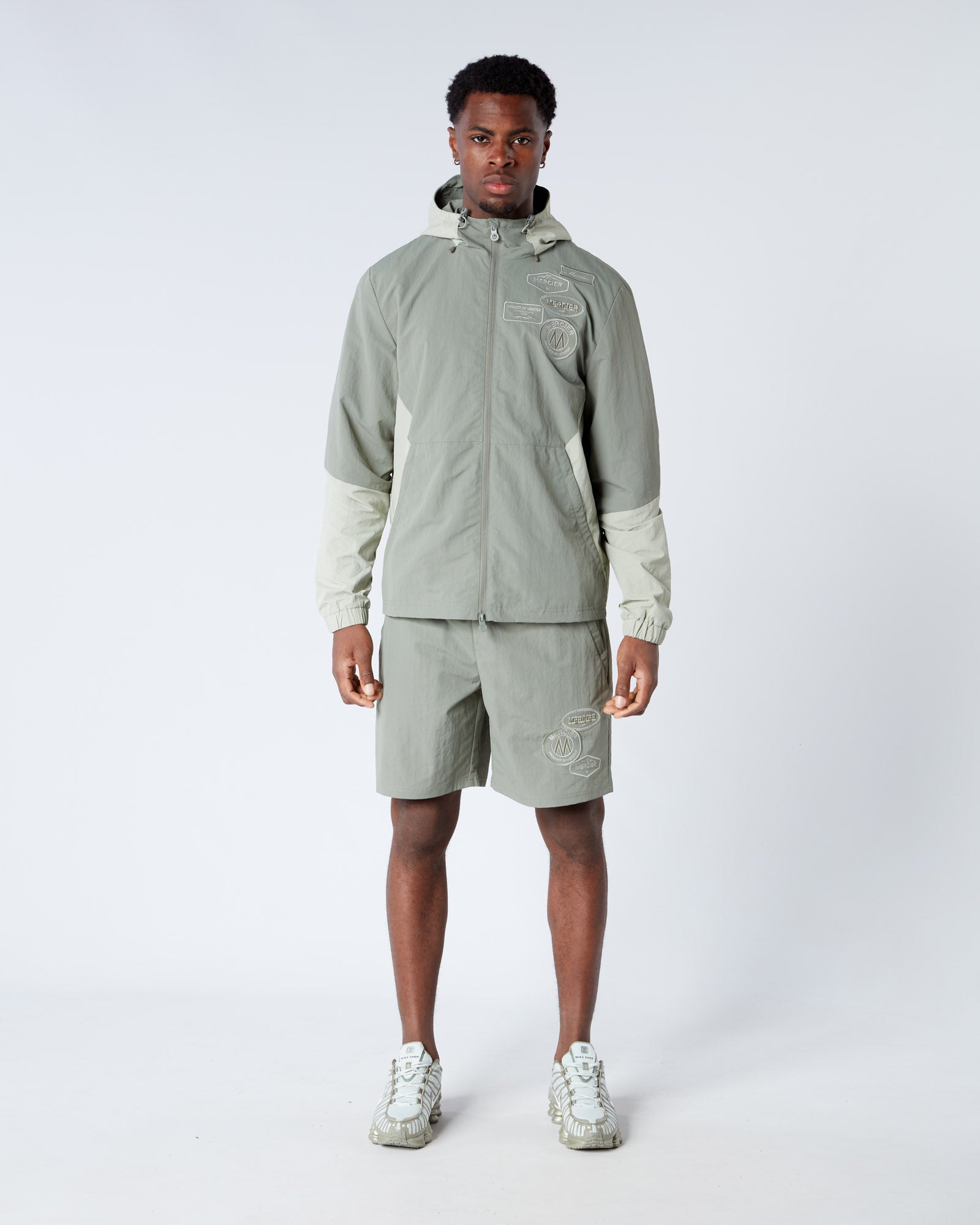 Mercier Sage Angle Badge Windbreaker