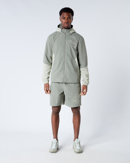 Mercier Sage Angle Badge Windbreaker