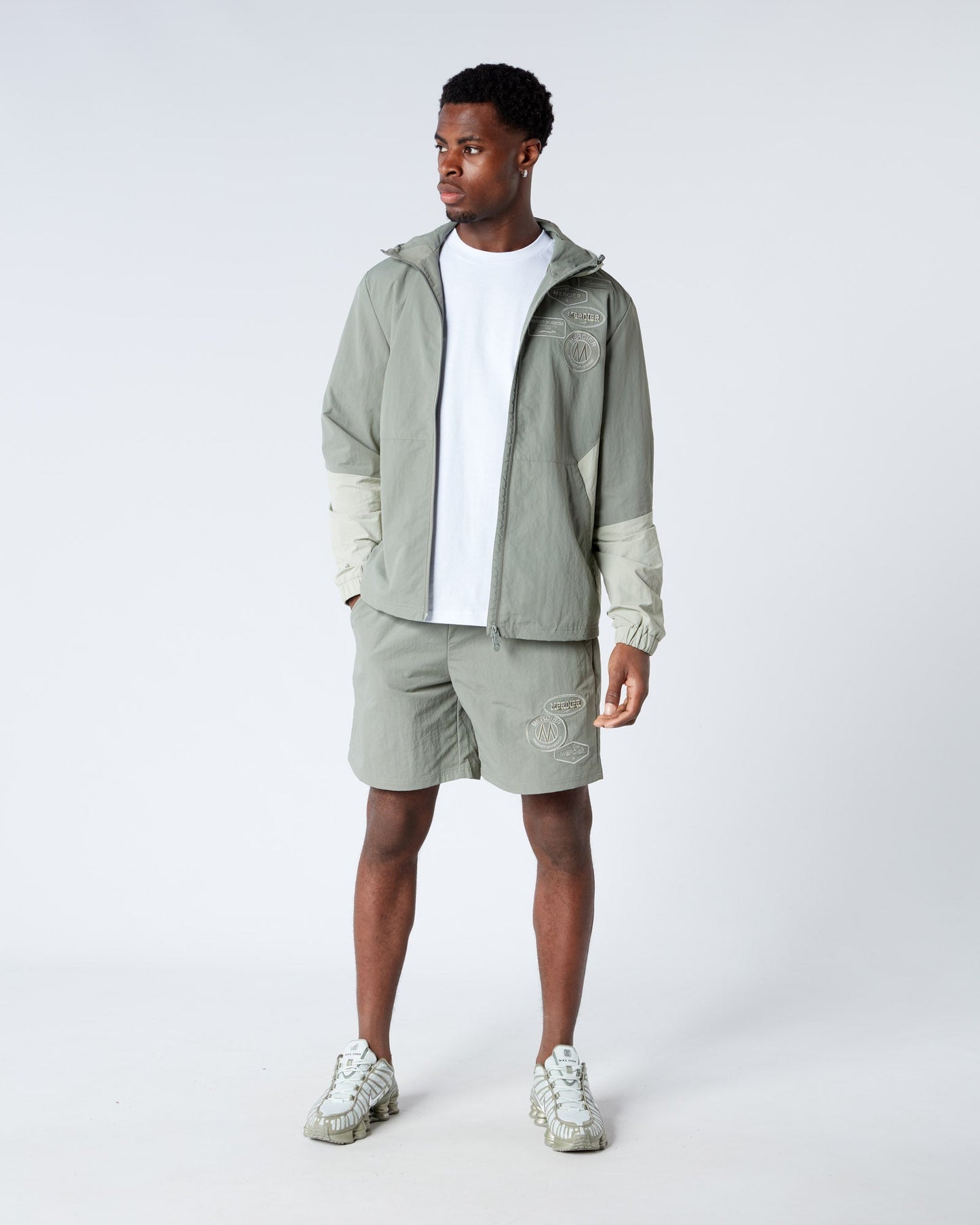 Mercier Sage Angle Badge Windbreaker
