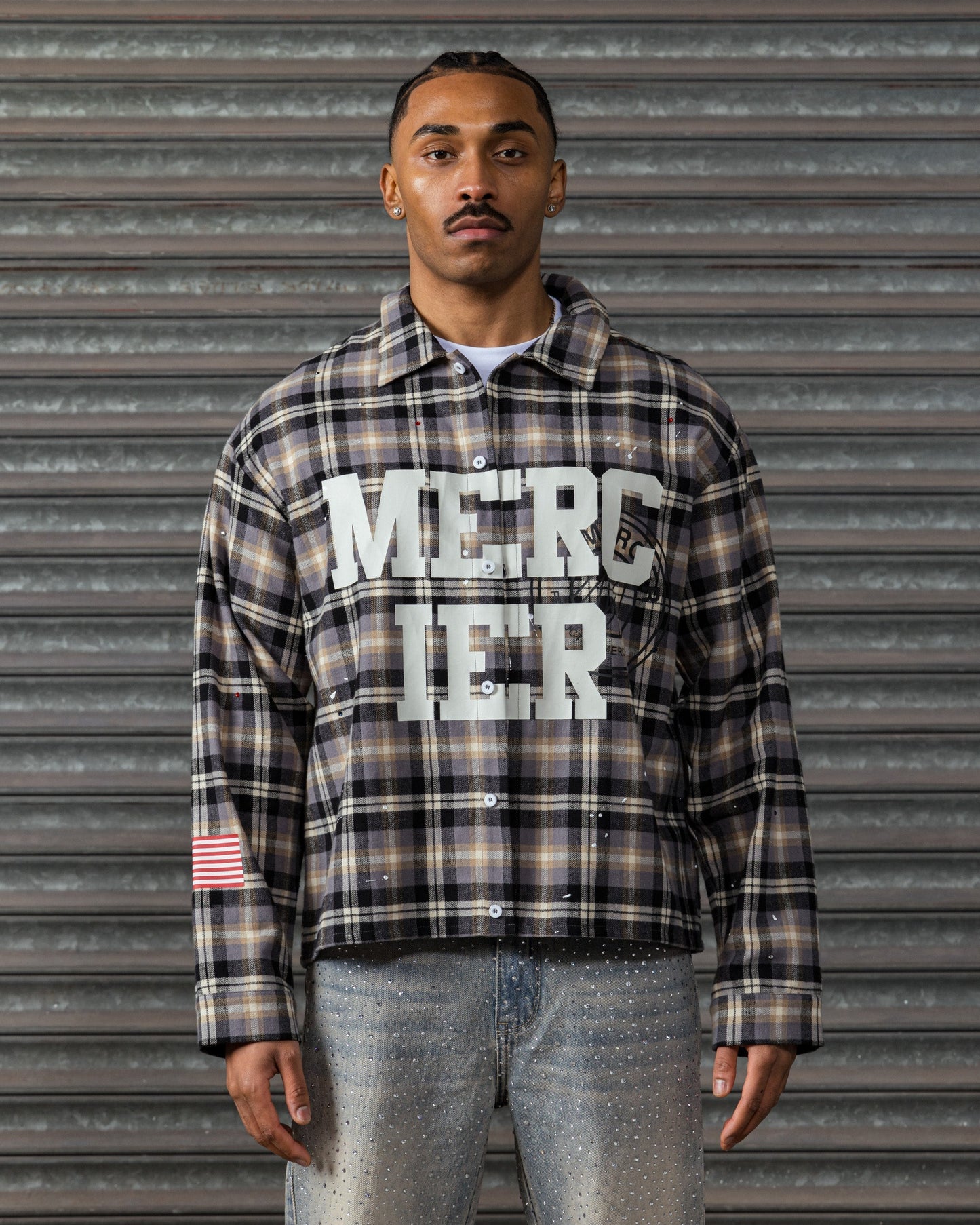 Mercier Skye checked shirt