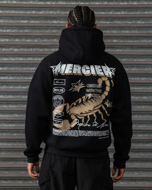 Mercier Stinger black hoodie