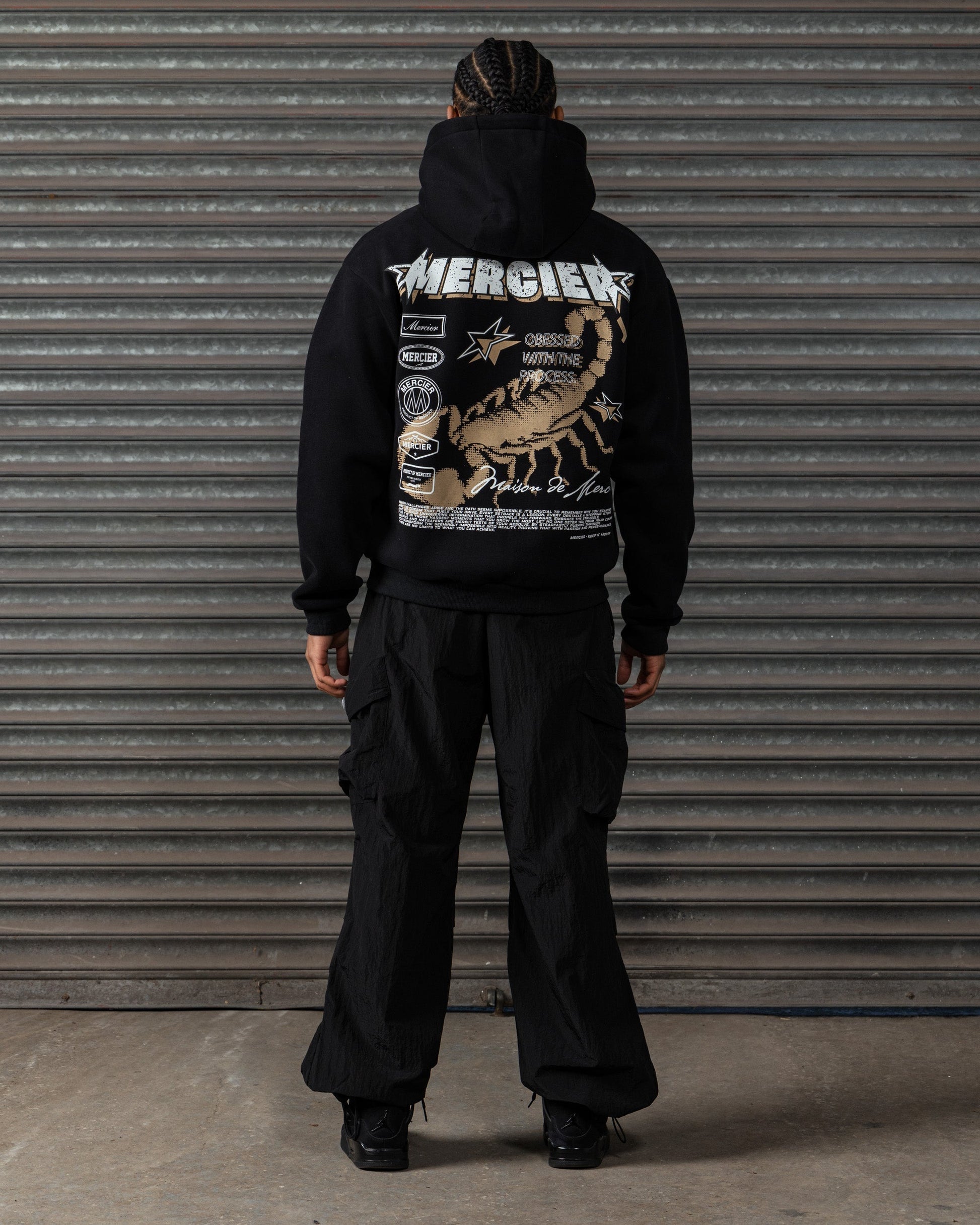 Mercier Stinger black hoodie