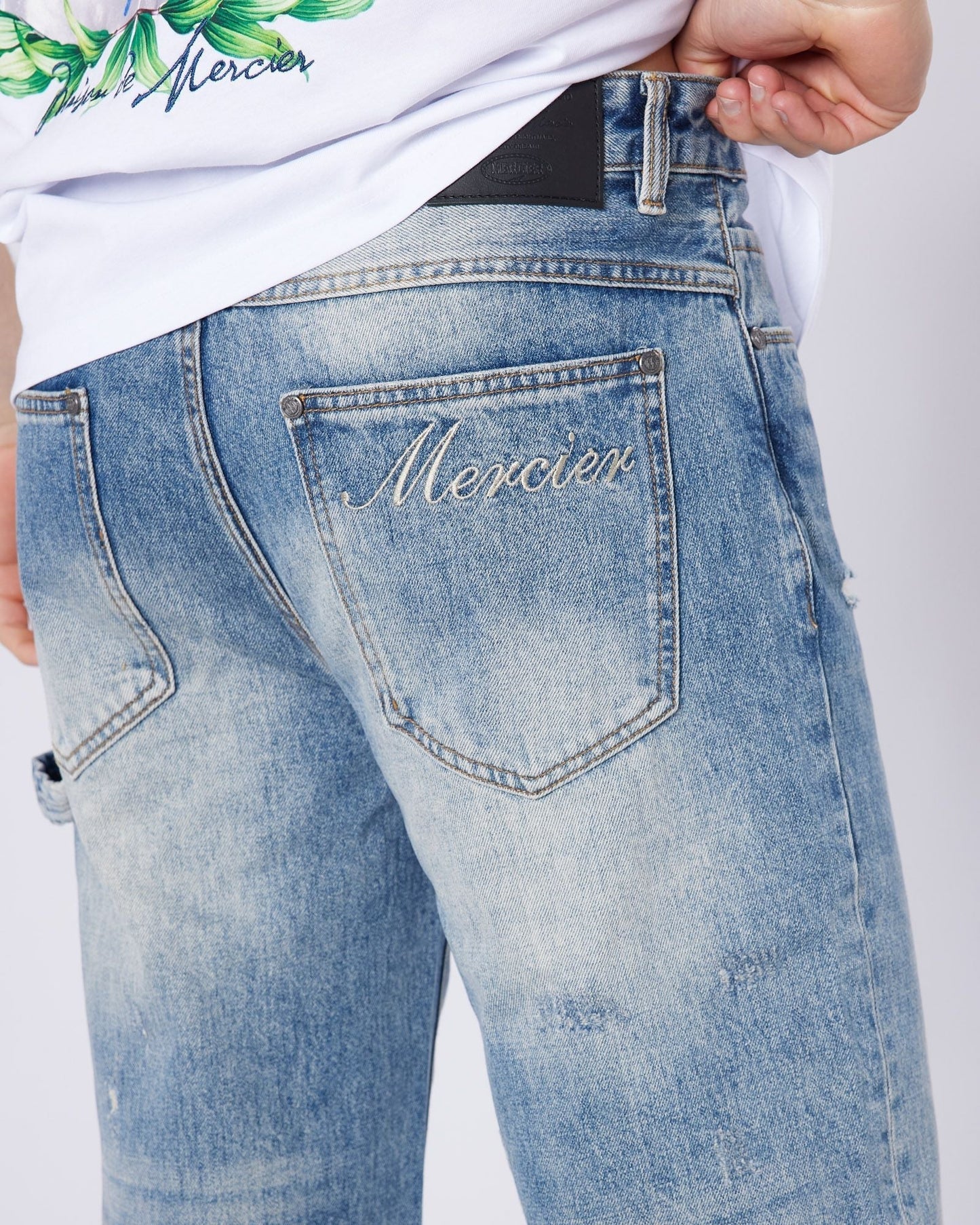 Mercier Stressed Relaxed Hammer Jeans