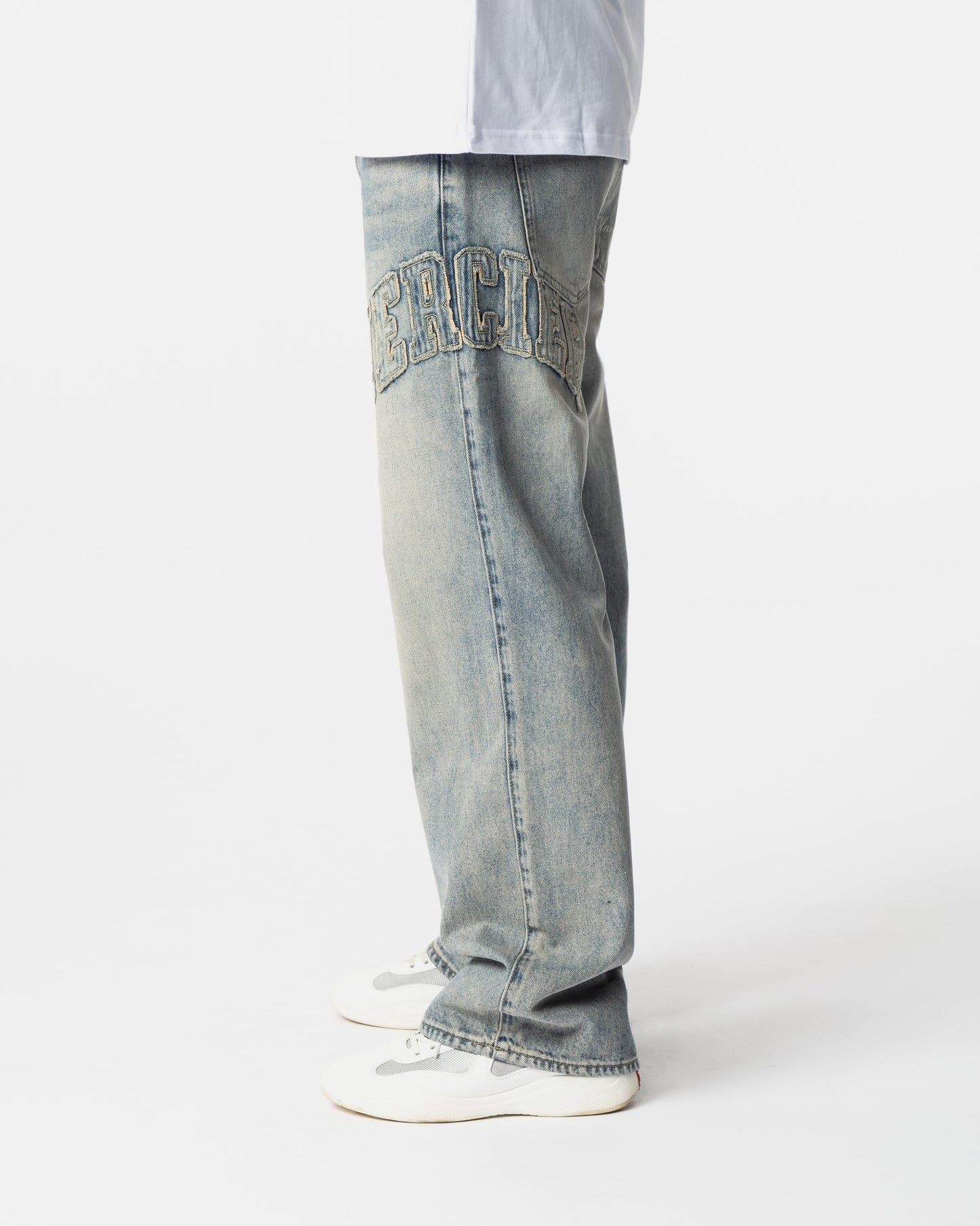 Mercier Vintage Blue Speedway Denim Jeans