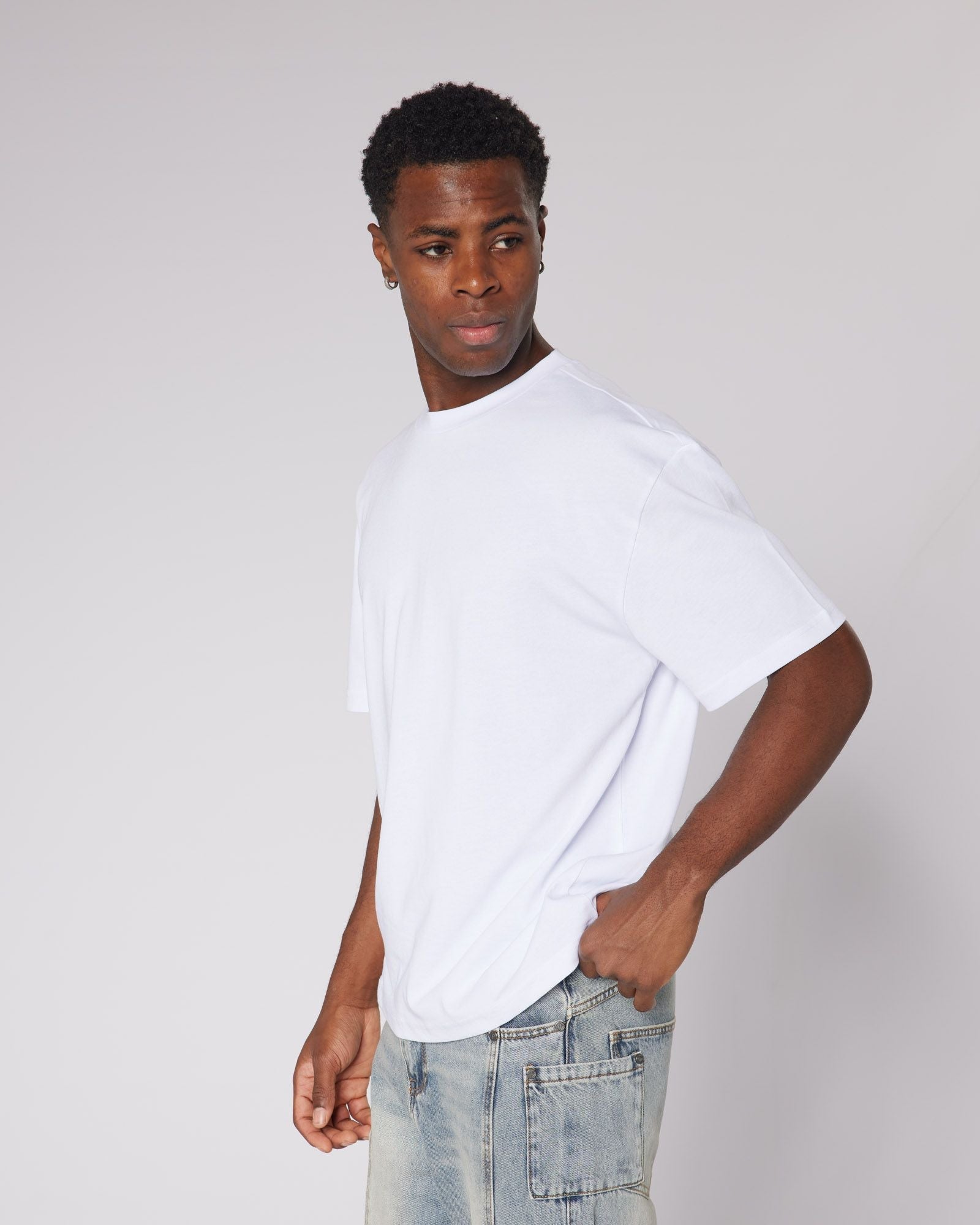 Mercier White Blank T-Shirt