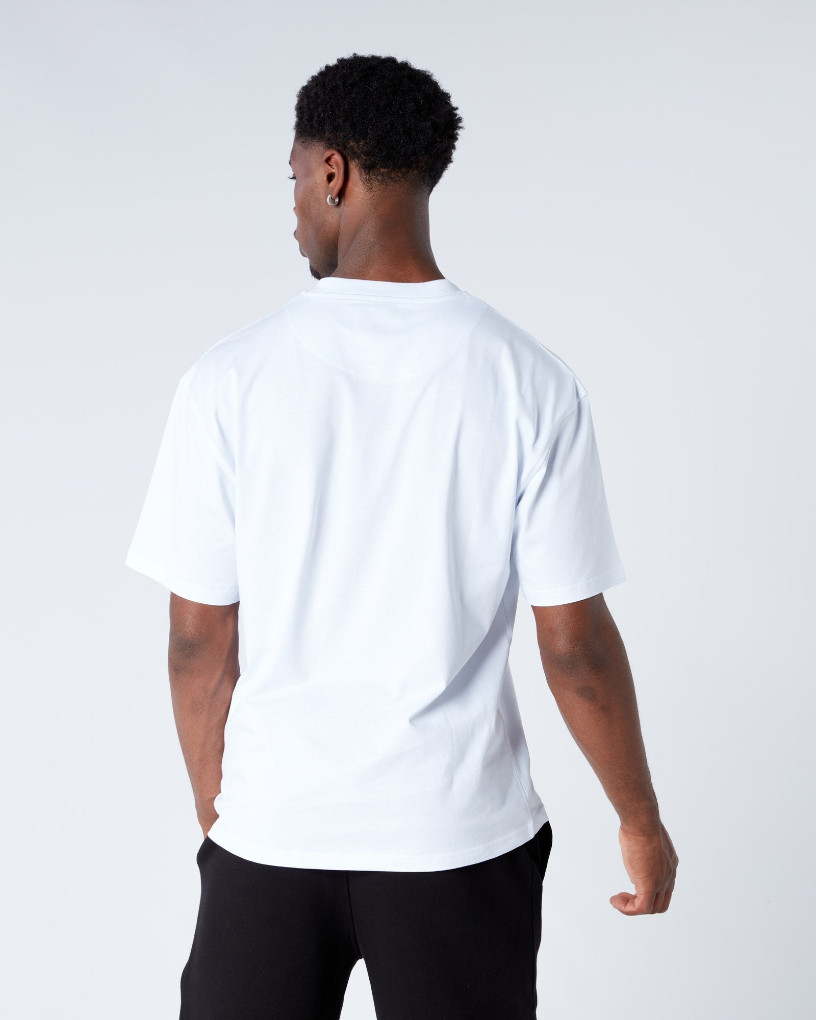 Mercier White OG Badge Drop T-Shirt