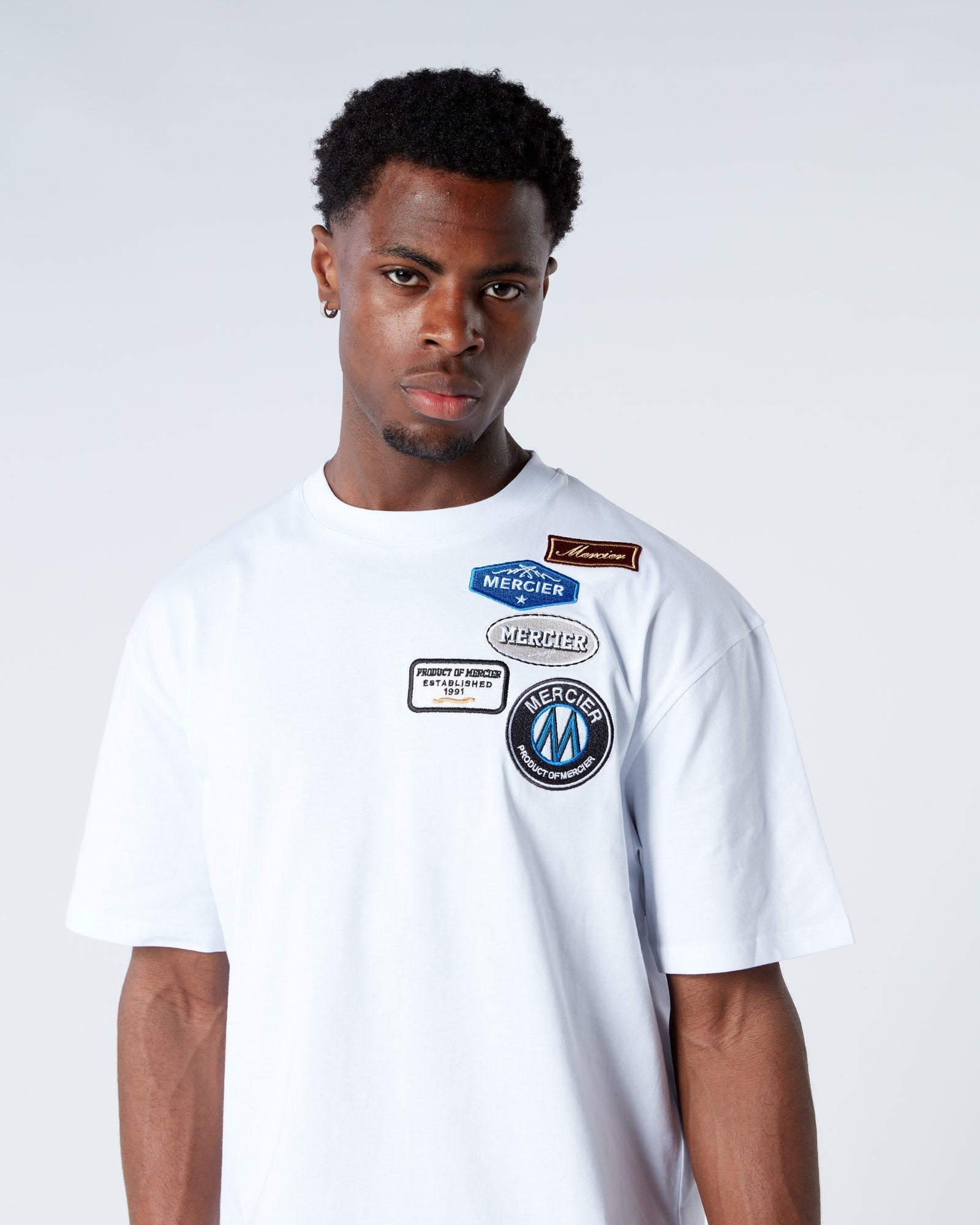 Mercier White OG Badge T-Shirt
