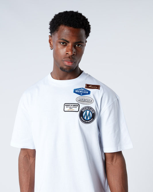 Mercier White OG Badge T-Shirt