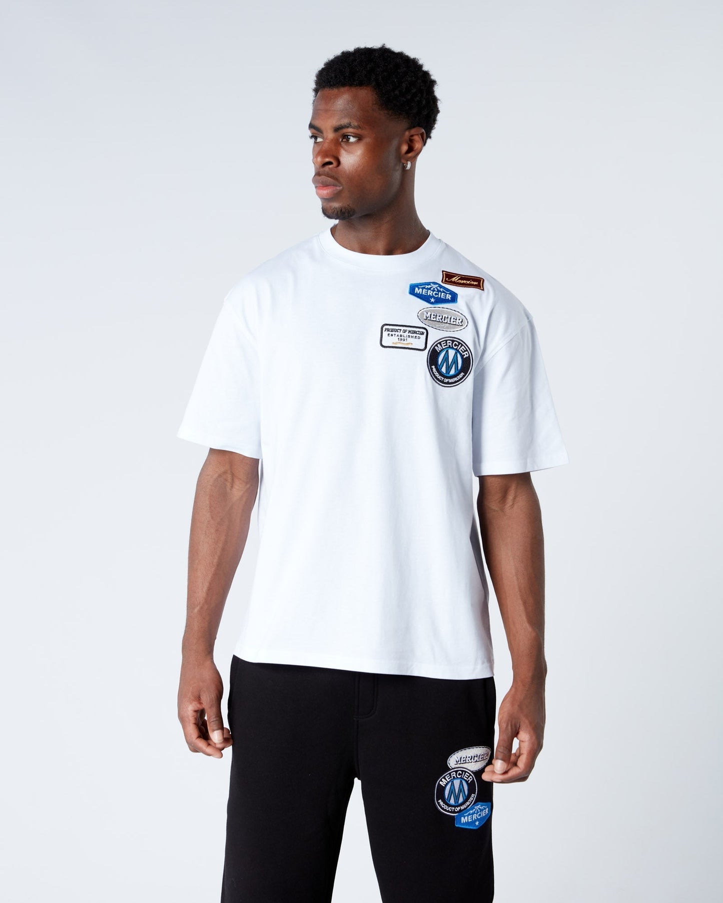 Mercier White OG Badge T-Shirt