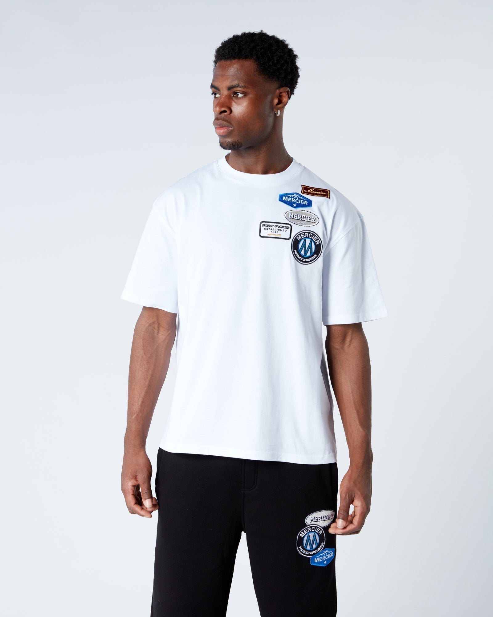 Mercier White OG Badge T-Shirt