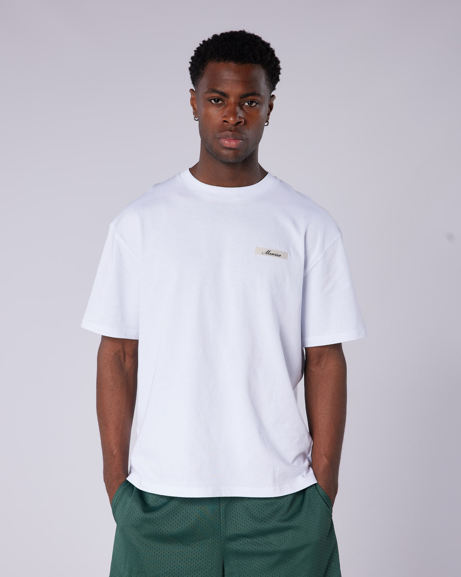 Mercier White Script Harmony T-Shirt