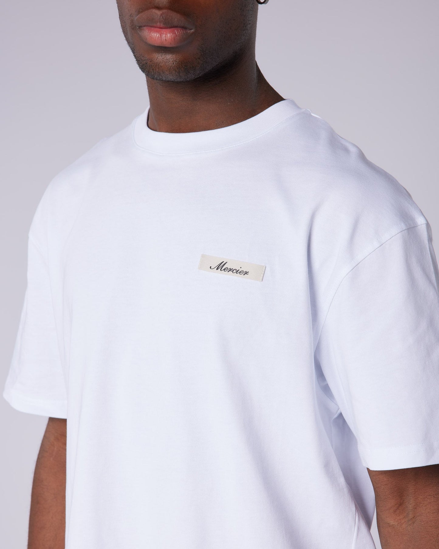 Mercier White Script Harmony T-Shirt