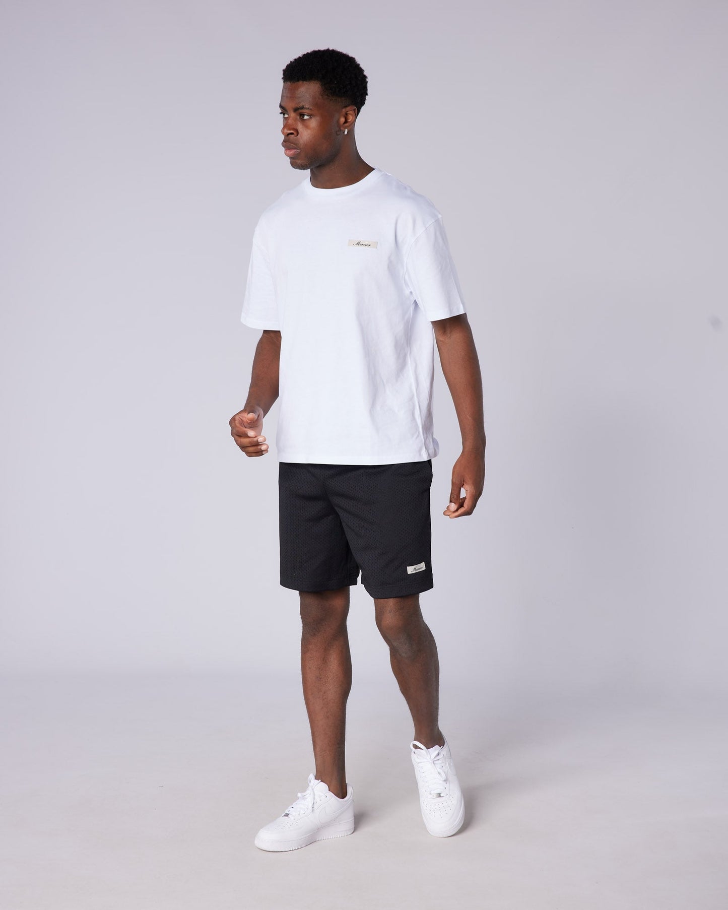Mercier White Script Harmony T-Shirt