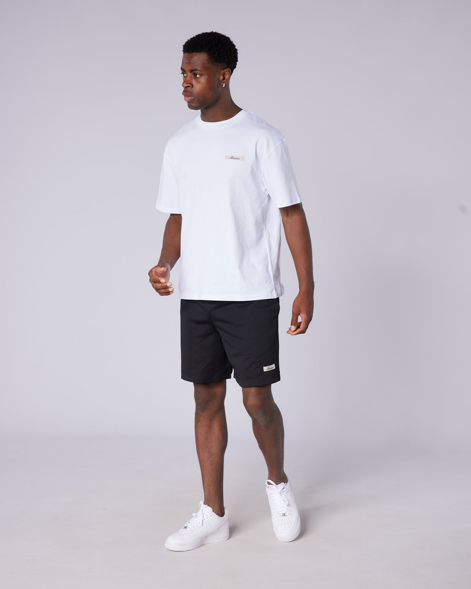 Mercier White Script Harmony T-Shirt