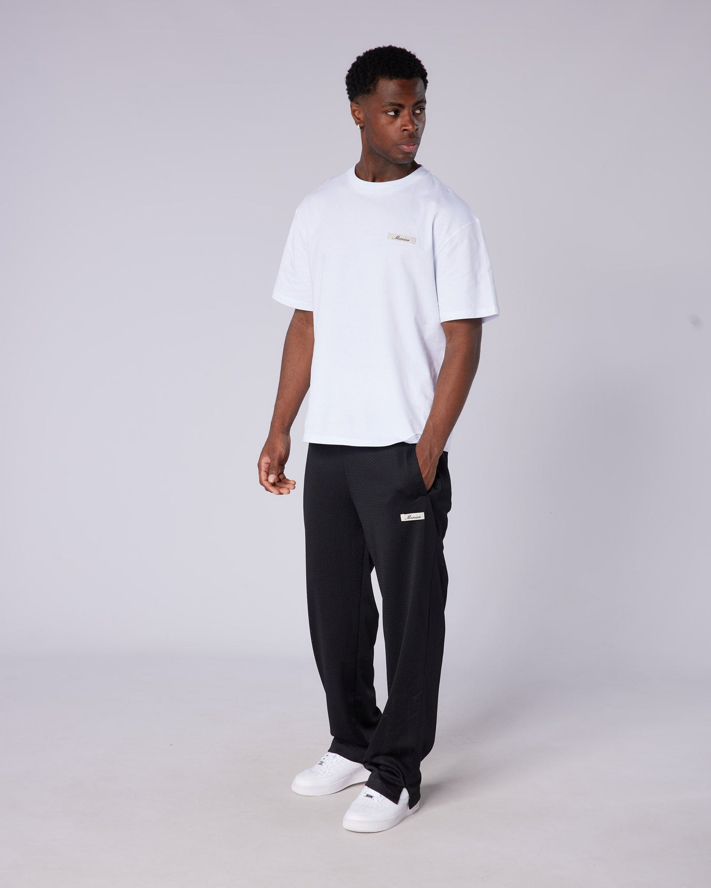 Mercier White Script Harmony T-Shirt