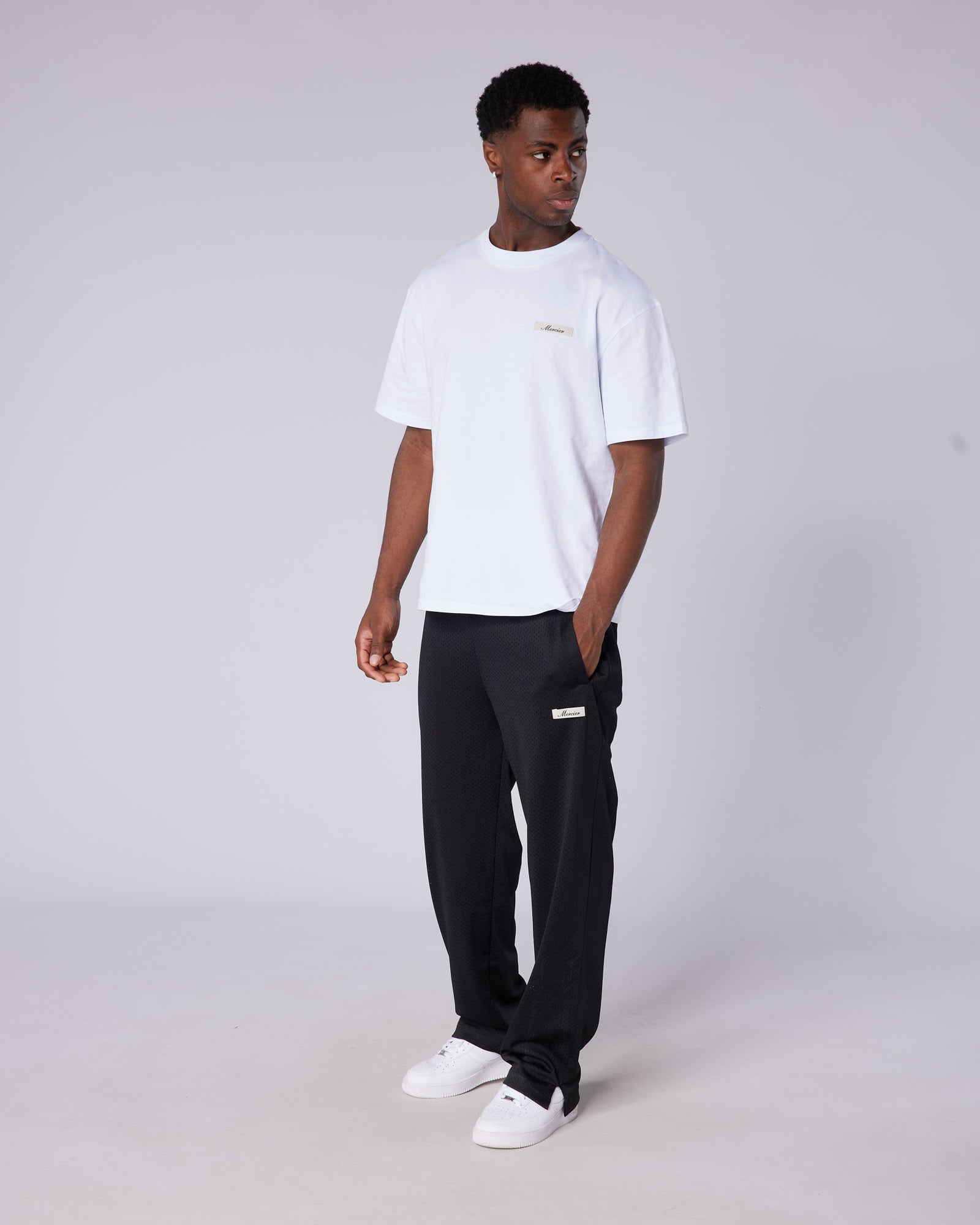 Mercier White Script Harmony T-Shirt