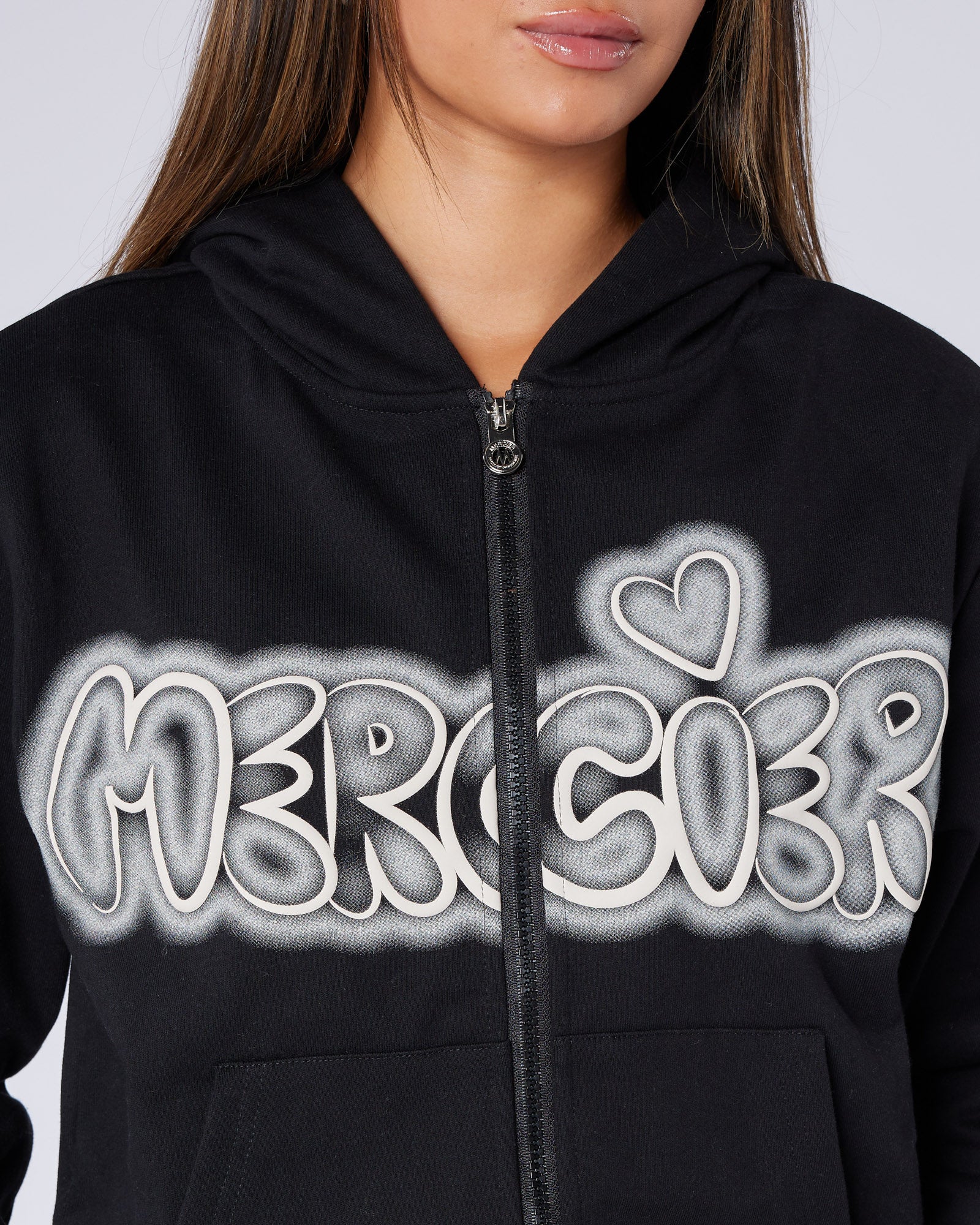 Mercier Women's Black Fantasy Hoodie