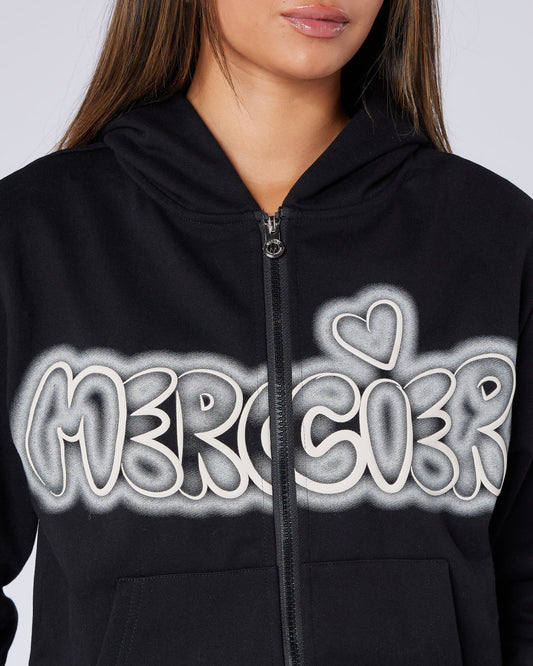 Mercier Women's Black Fantasy Hoodie