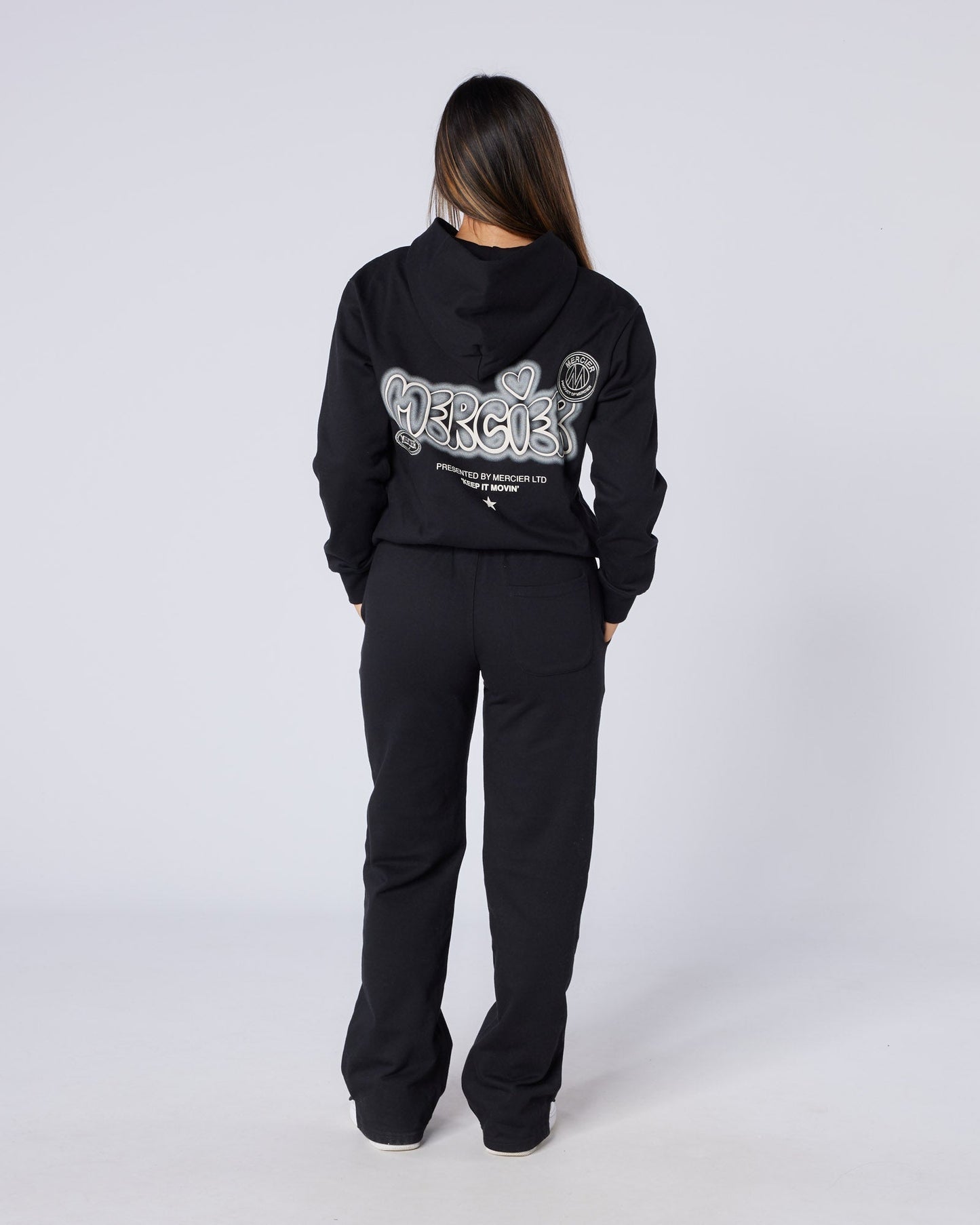 Mercier Women's Black Fantasy Hoodie