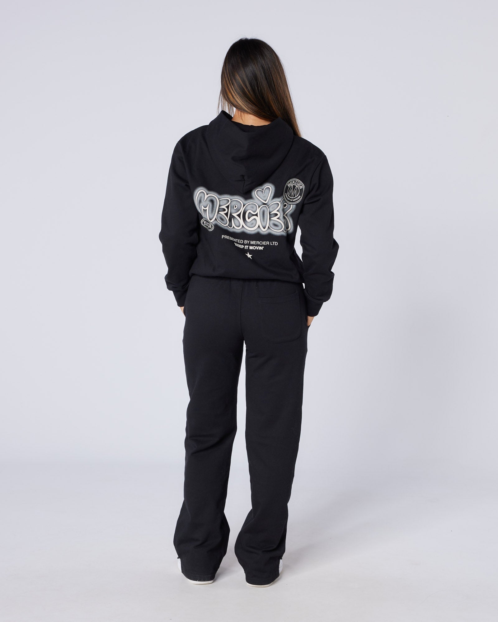 Mercier Women's Black Fantasy Hoodie
