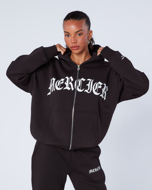Mercier Women's Black Gothic Hoodie