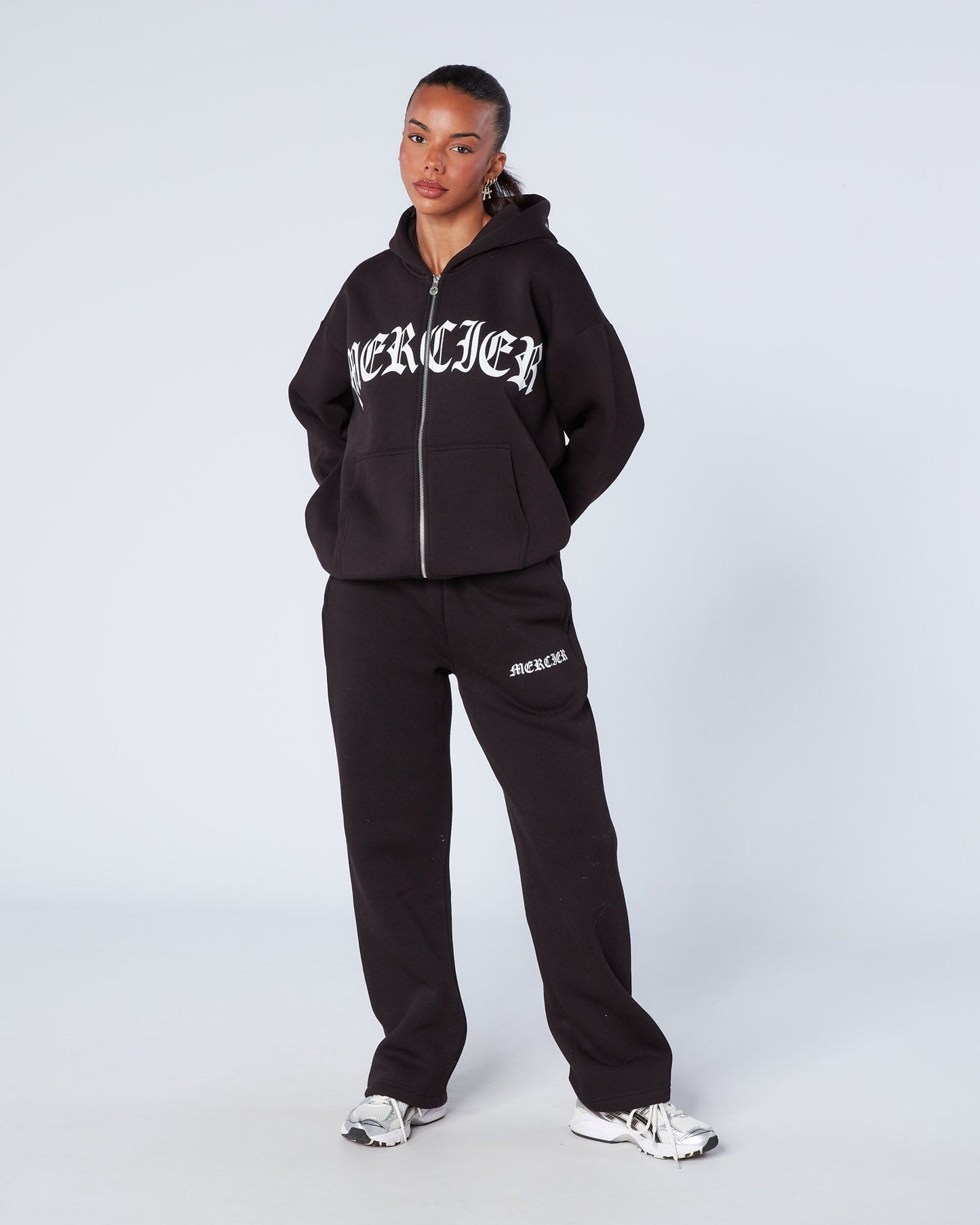Mercier Women's Black Gothic Hoodie