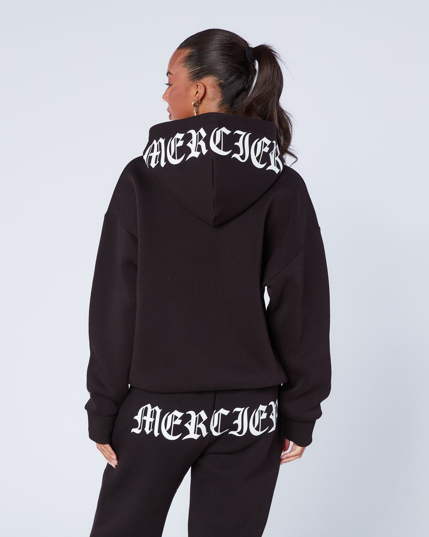 Mercier Women's Black Gothic Hoodie