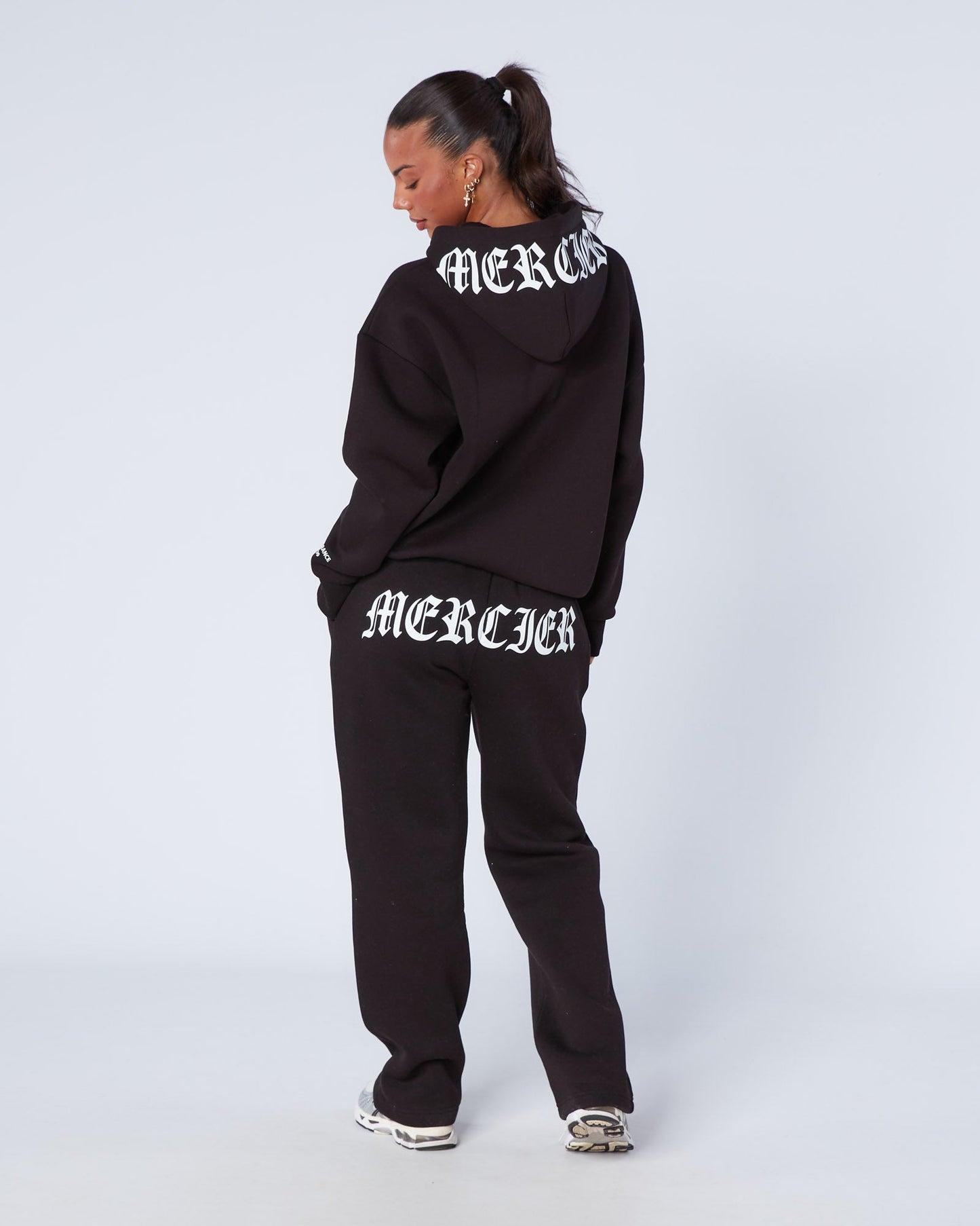 Mercier Women's Black Gothic Hoodie