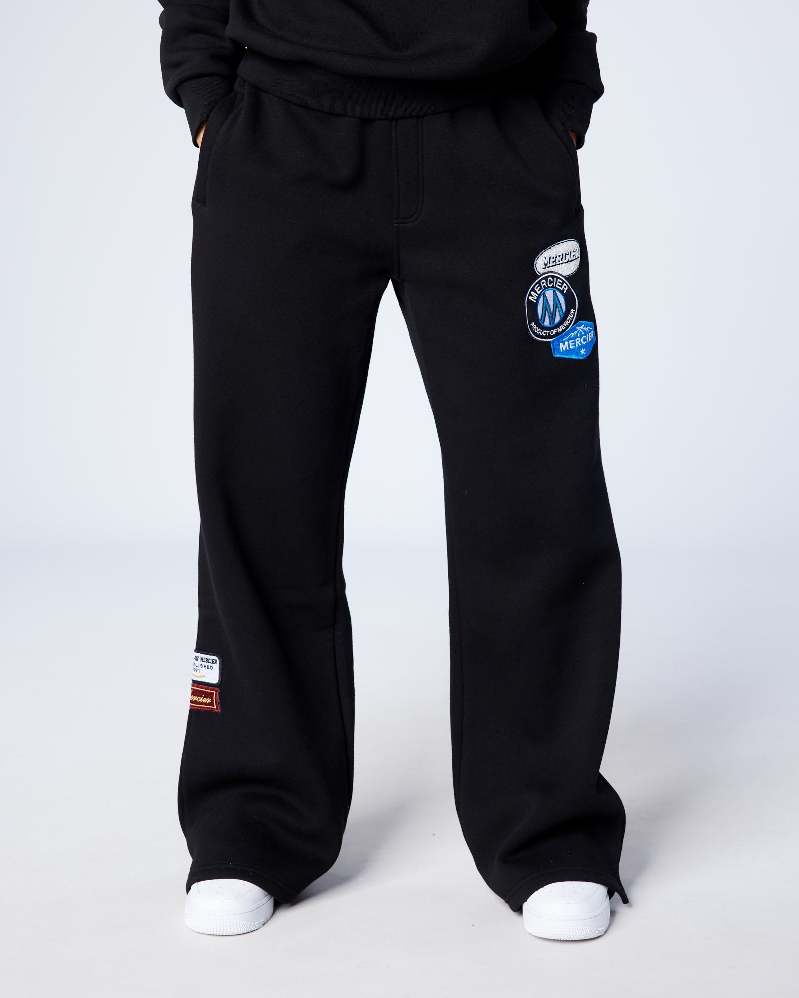 Mercier Women's Black OG Badge Drop Joggers
