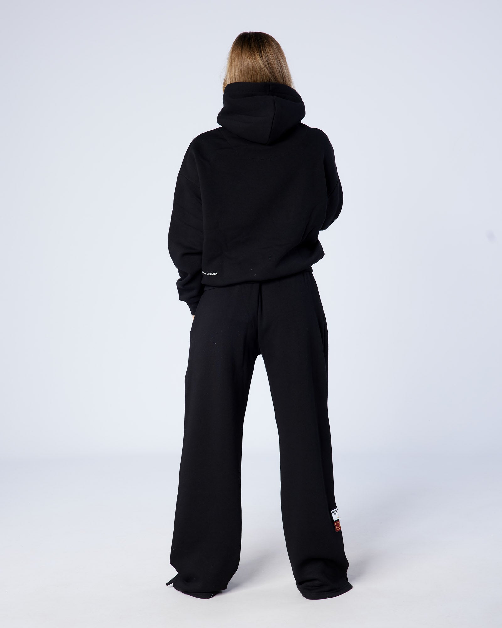 Mercier Women's Black OG Badge Drop Joggers