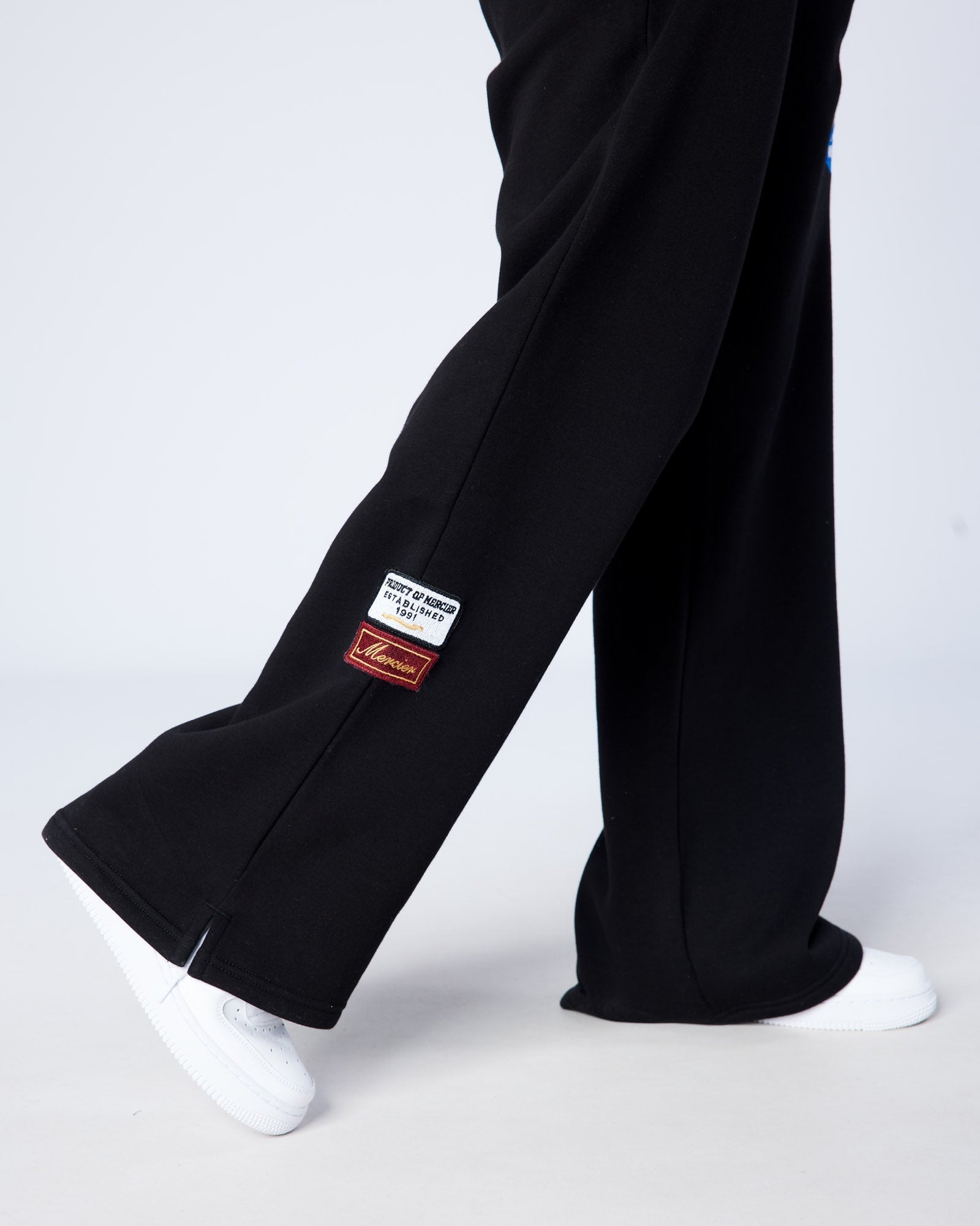 Mercier Women's Black OG Badge Drop Joggers