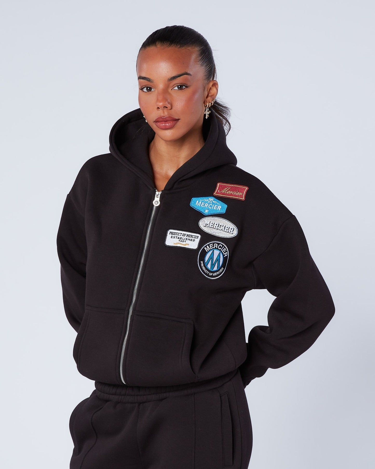 Mercier Women's Black OG Balloon Hoodie