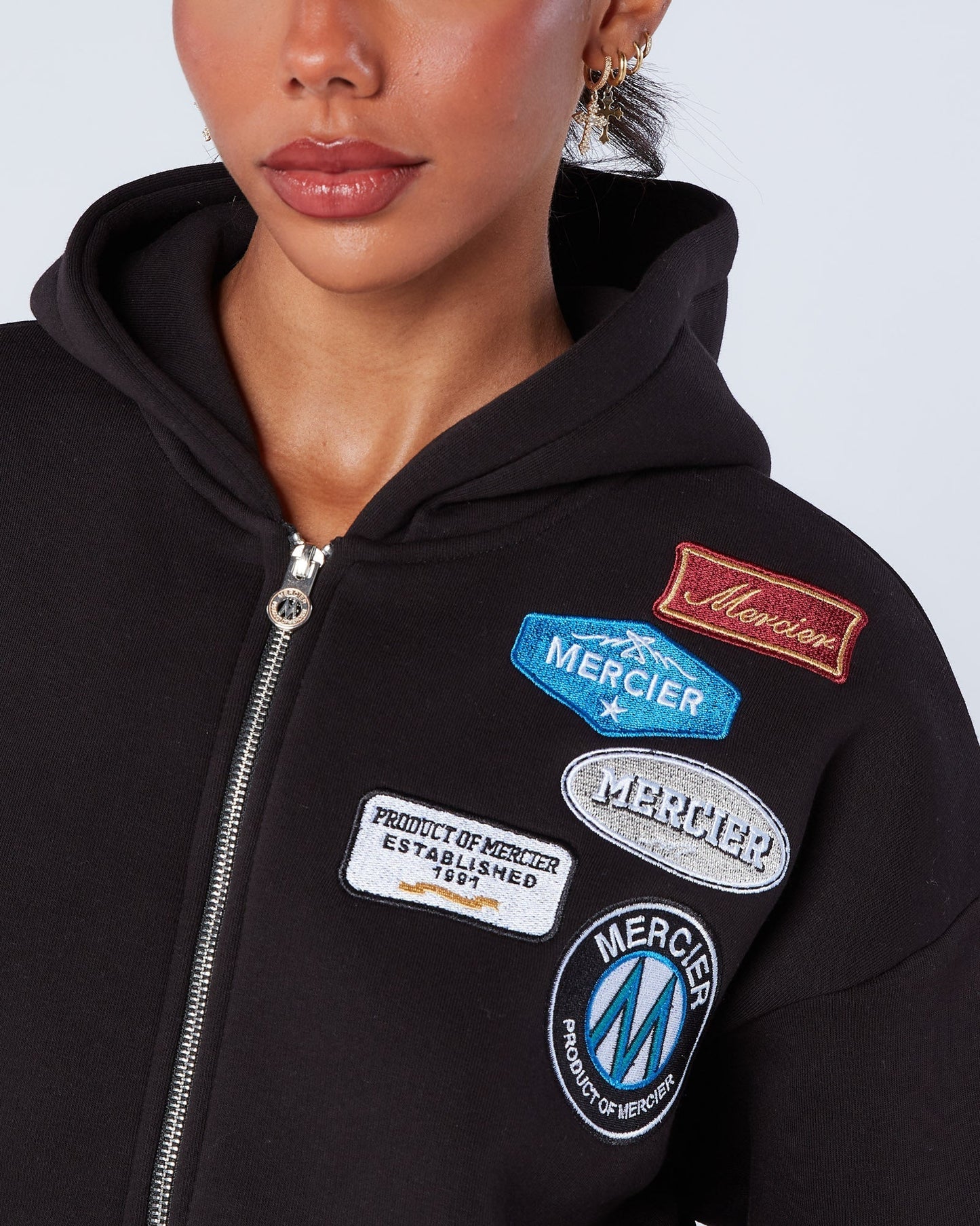 Mercier Women's Black OG Balloon Hoodie