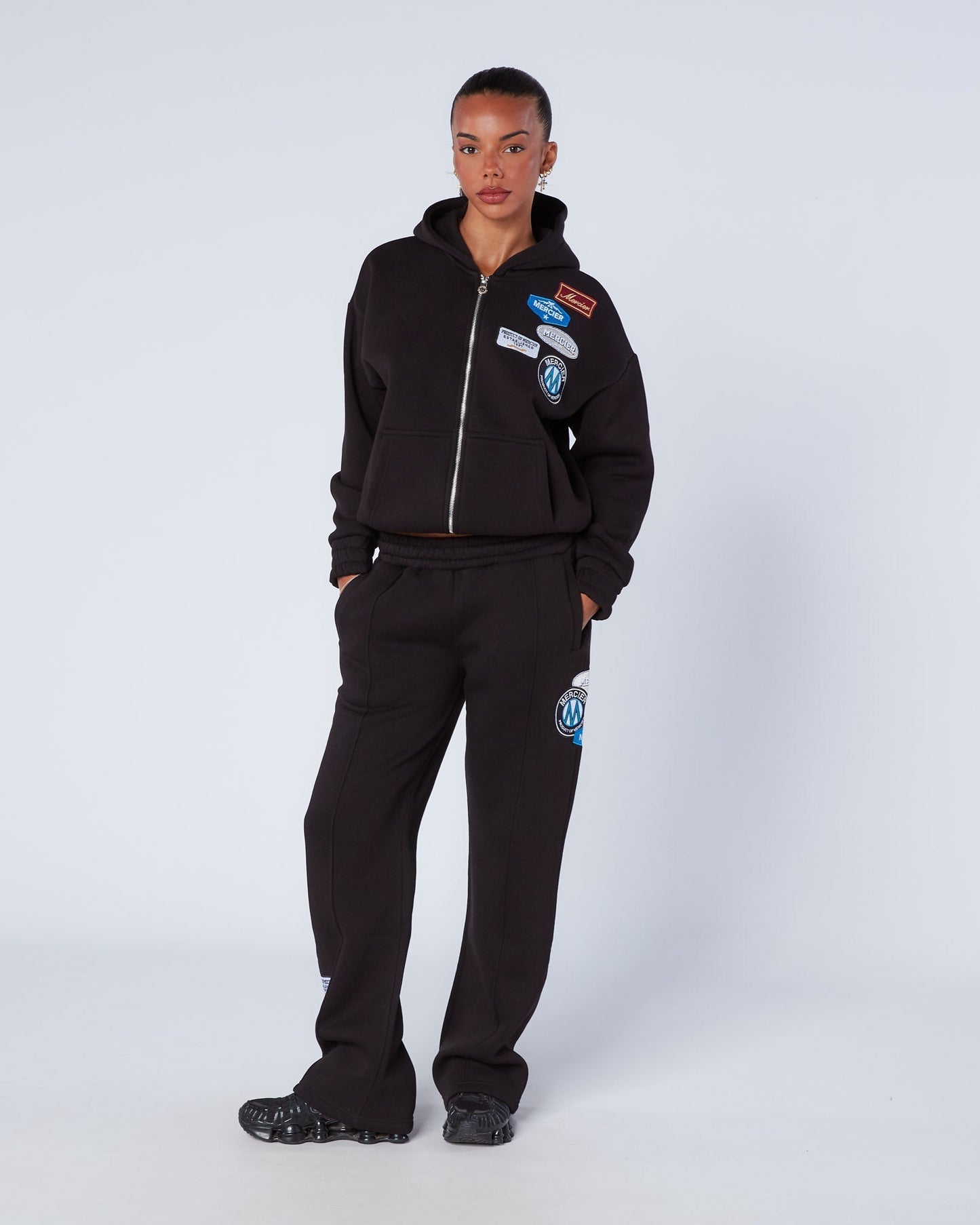 Mercier Women's Black OG Balloon Hoodie