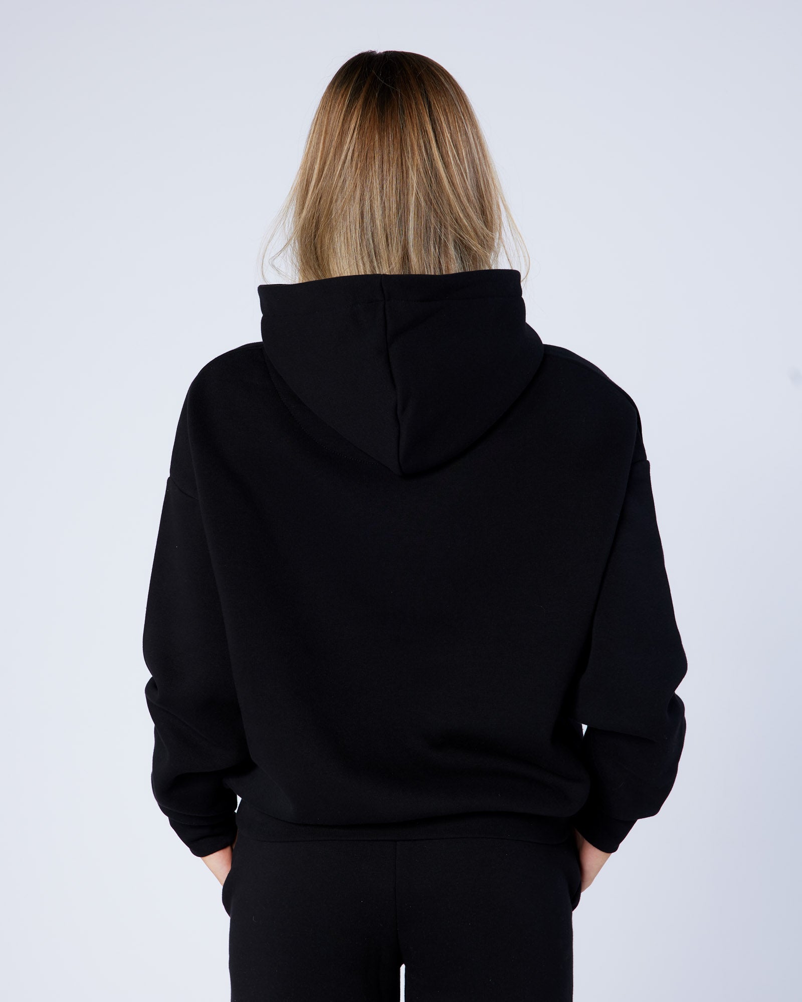 Mercier Women's Black Original Badge Hoodie