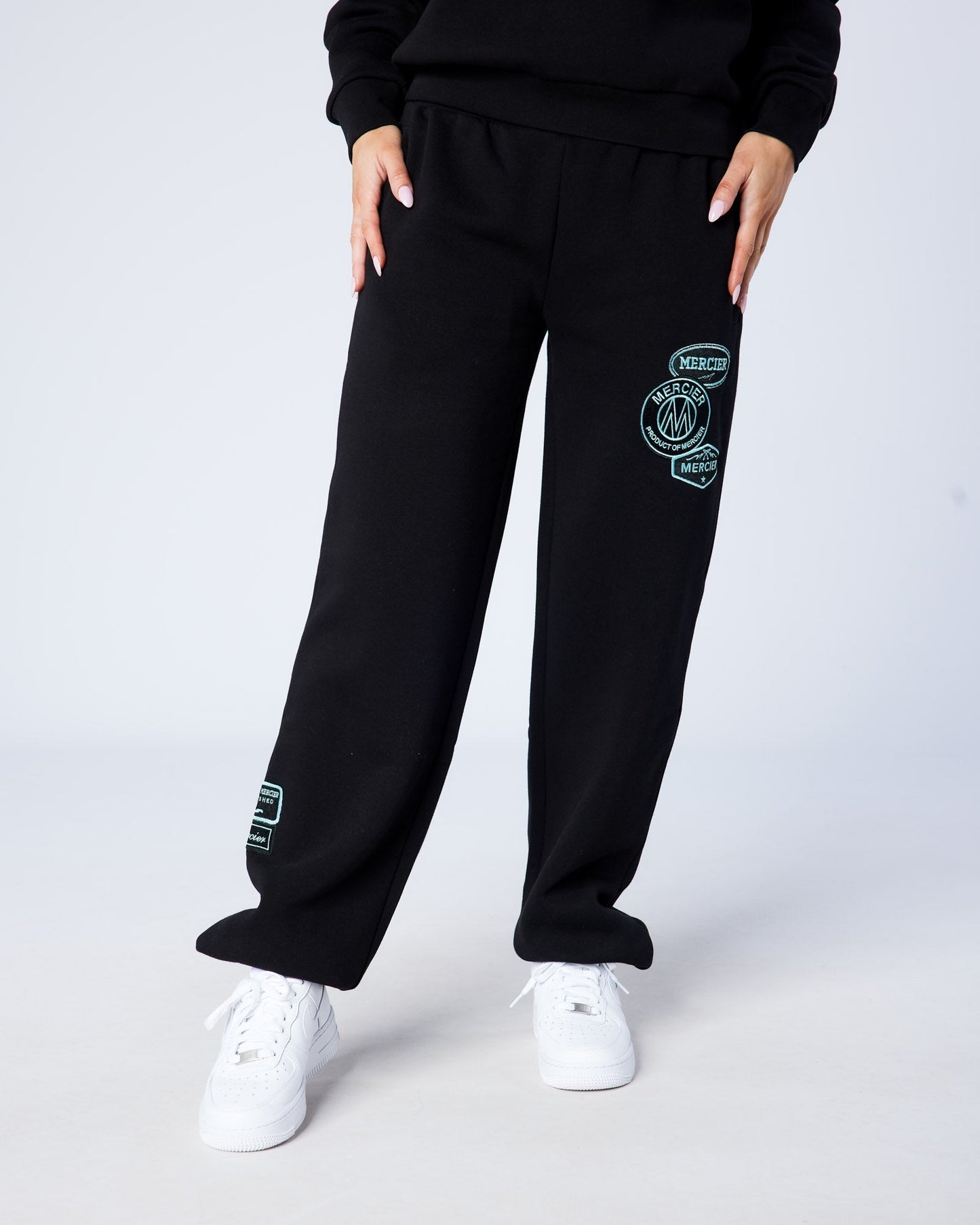 Mercier Women's Black Tiffany OG Badge Joggers
