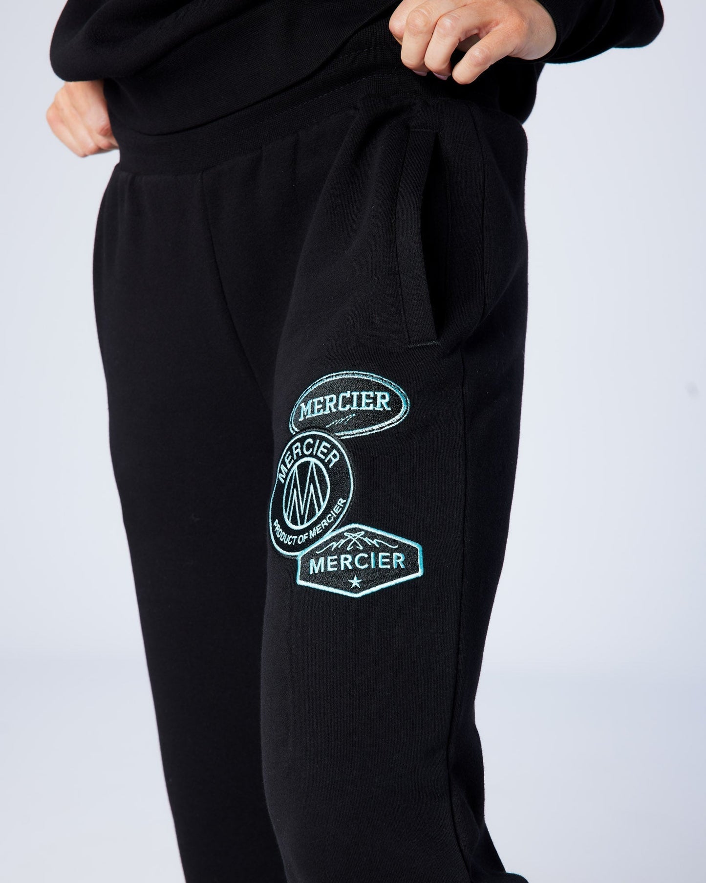 Mercier Women's Black Tiffany OG Badge Joggers