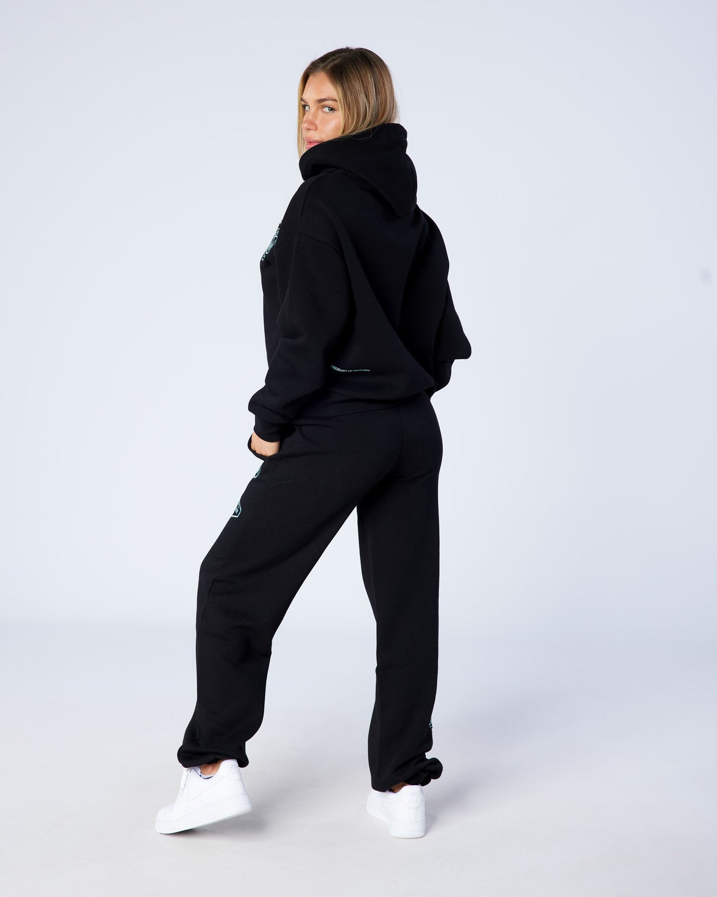 Mercier Women's Black Tiffany OG Badge Joggers