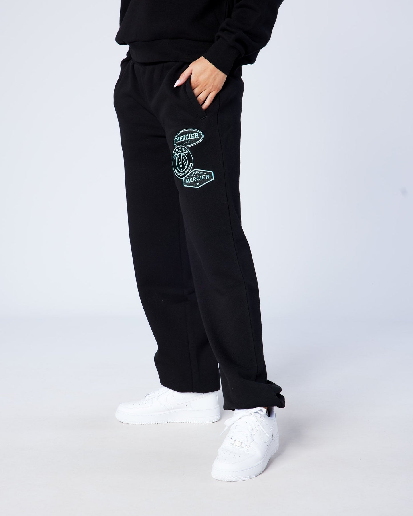 Mercier Women's Black Tiffany OG Badge Joggers