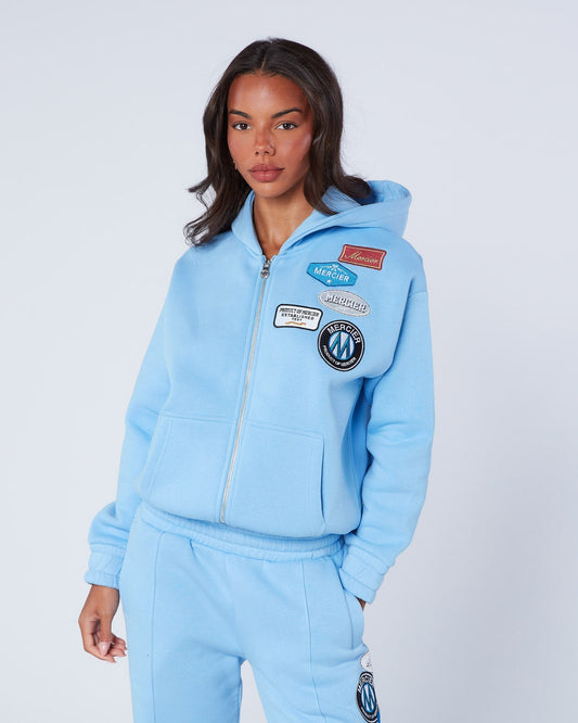 Mercier Women's Blue OG Balloon Hoodie