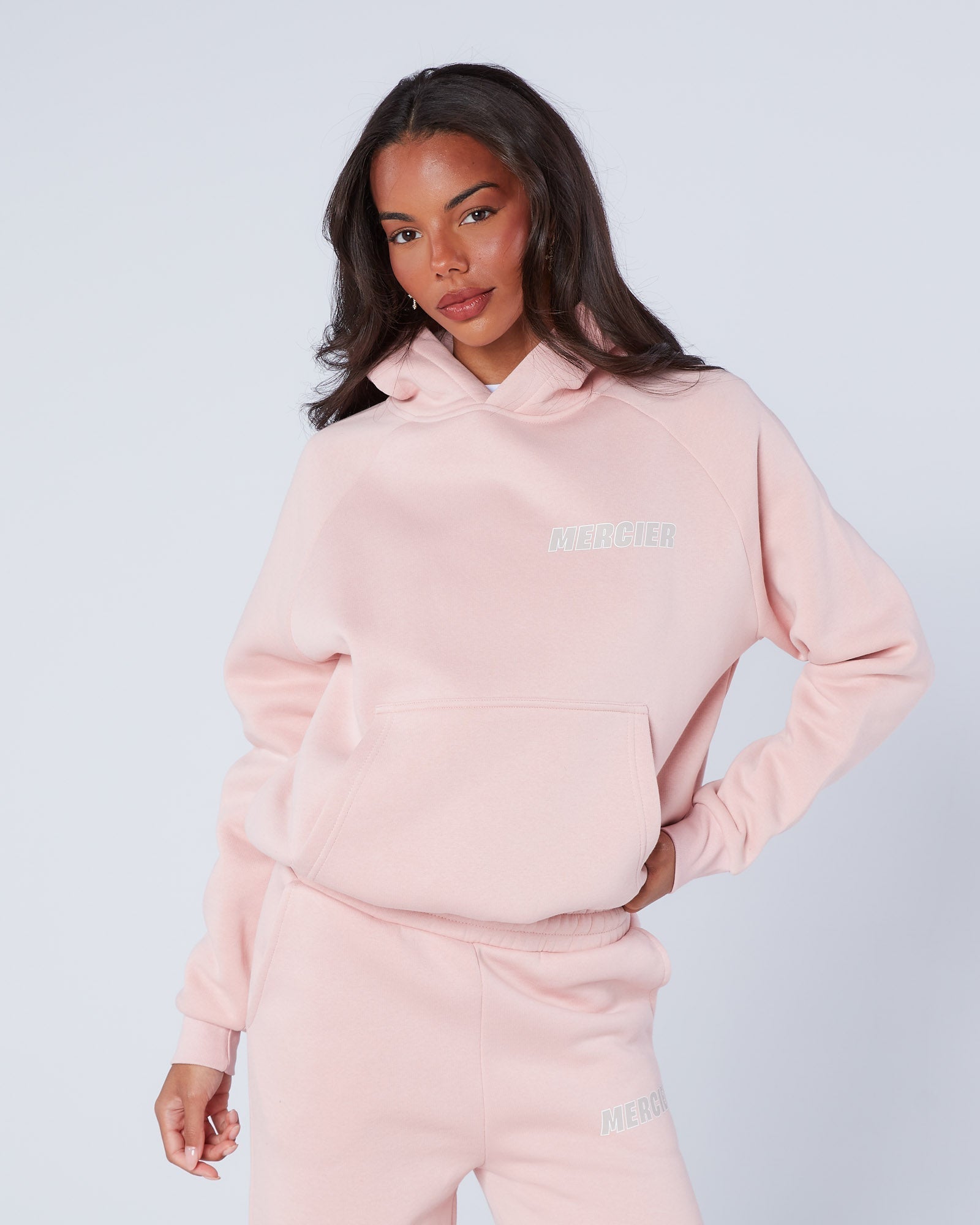 Mercier Women's Blush Pink Player Hoodie
