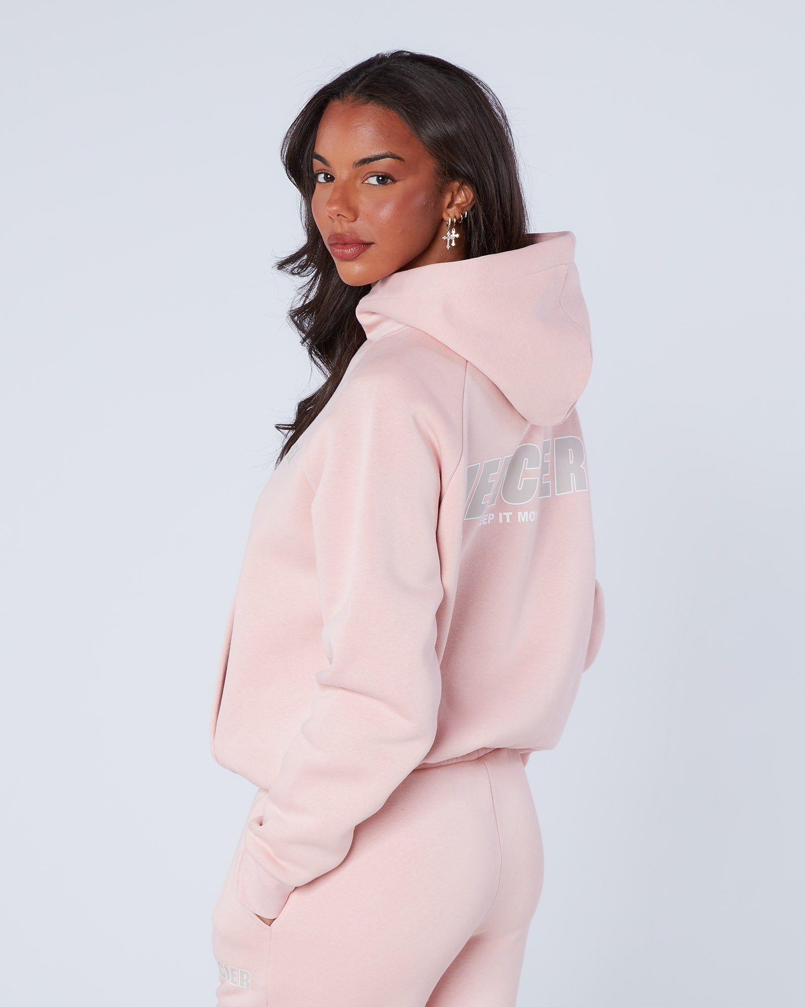 Mercier Women's Blush Pink Player Hoodie