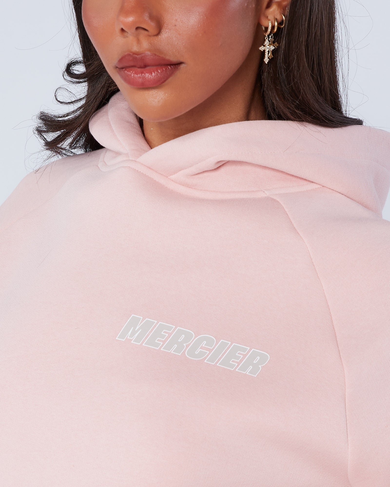 Mercier Women's Blush Pink Player Hoodie