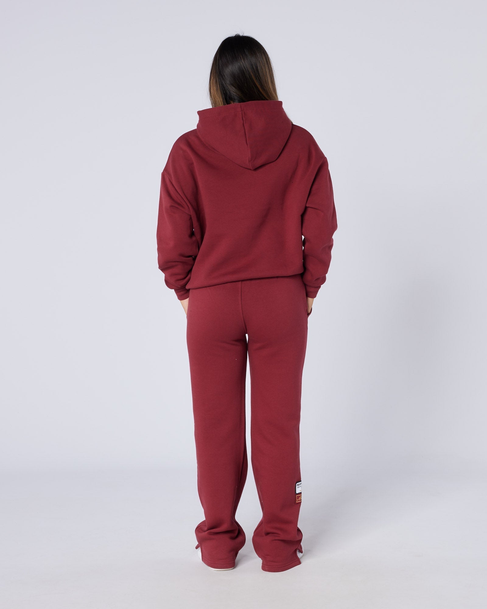 Mercier Women's Cabernet Relaxed OG Badge Hoodie